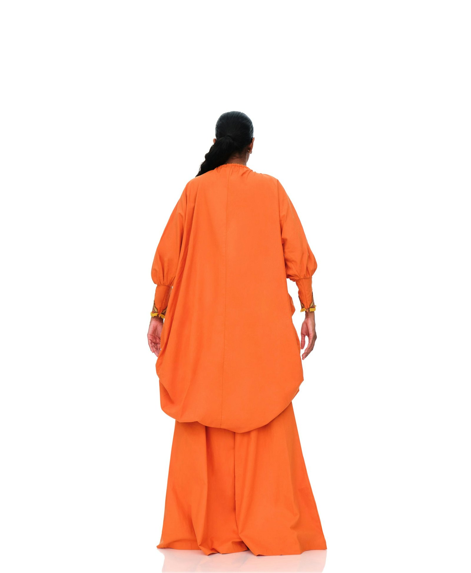 ILO ROBE - CLAY in Orange made by Andrea Iyamah