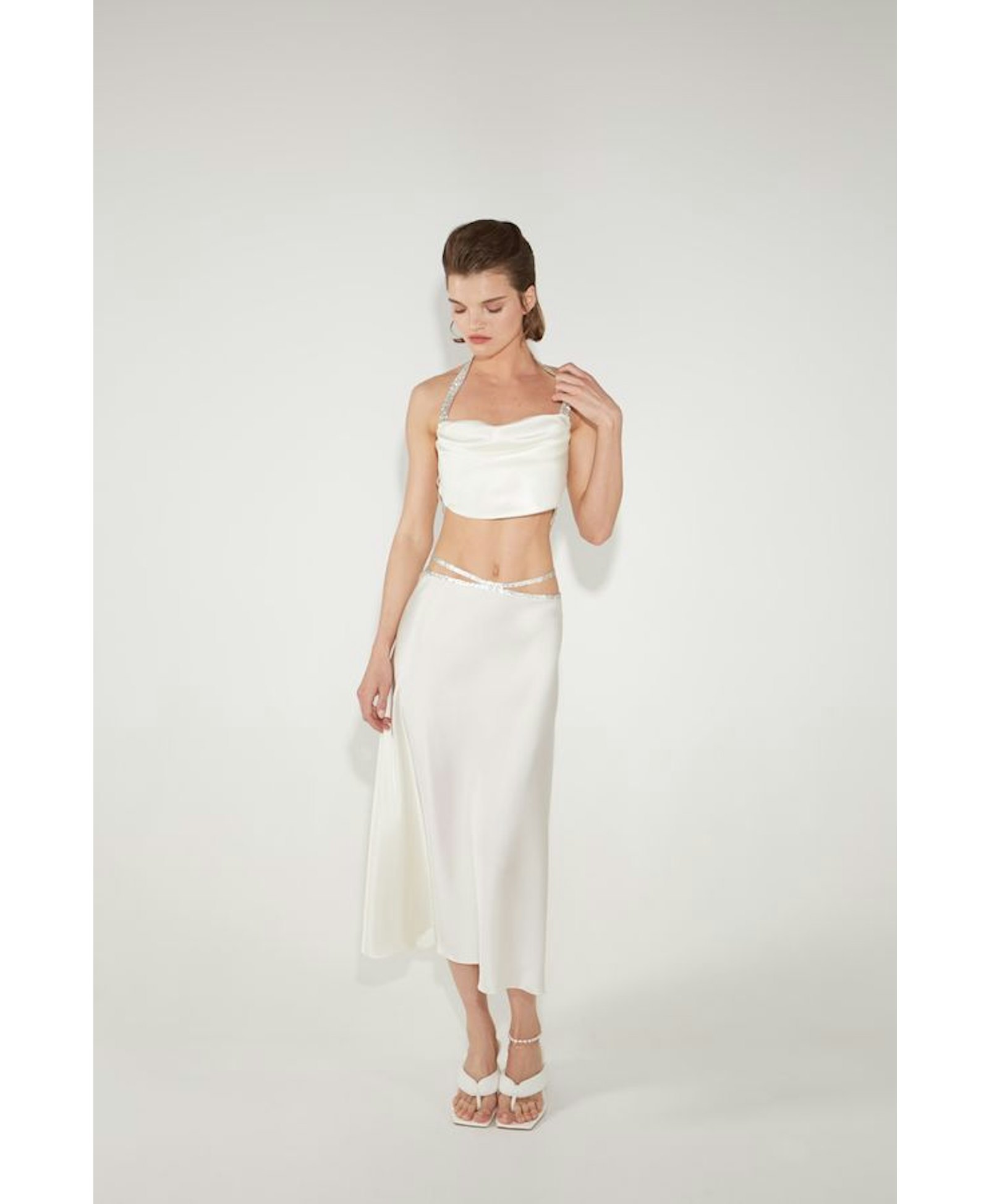 Silk skirt midi made by NUÉ