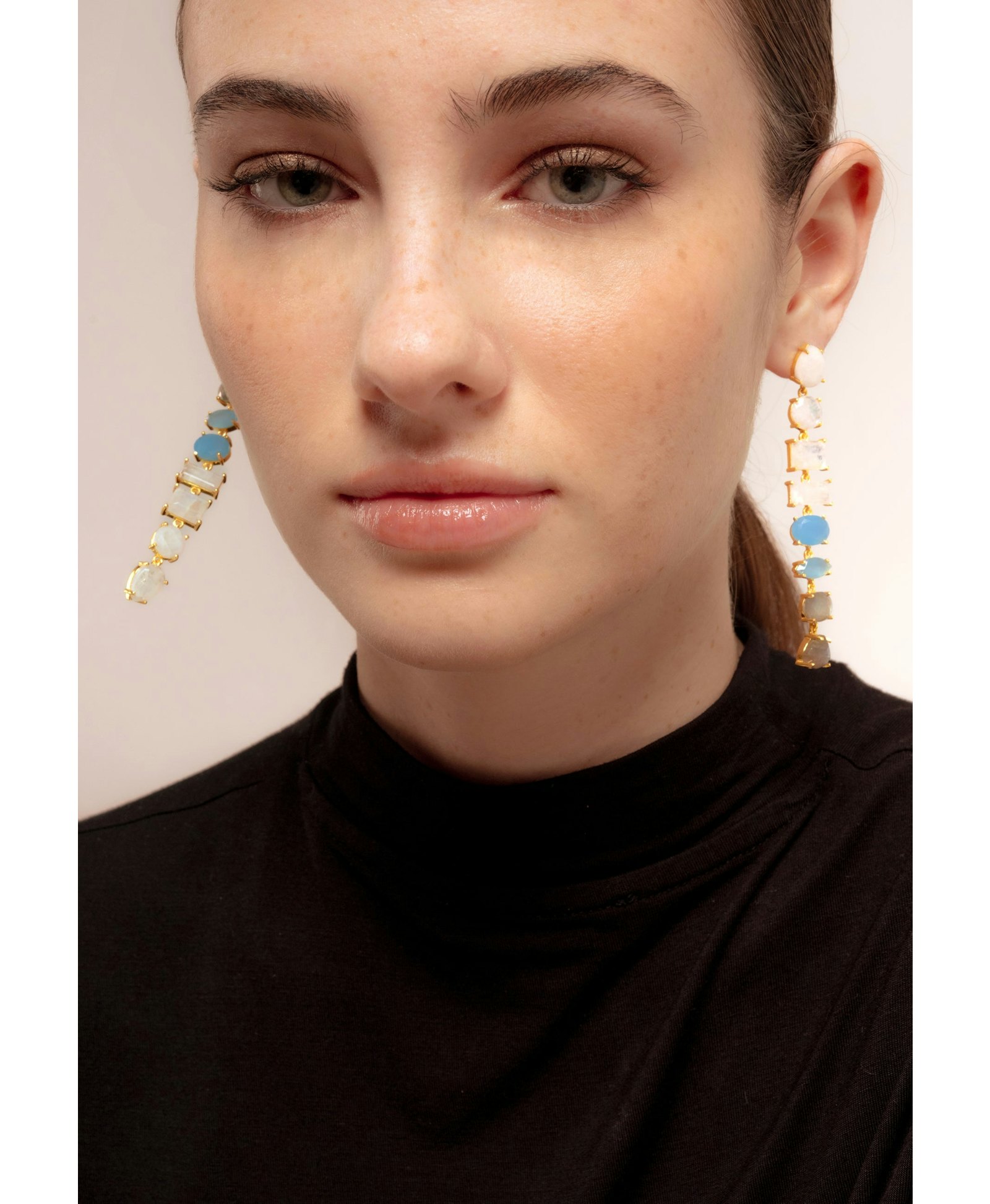 Pendientes Portobello Blanco made by Lavani Jewels