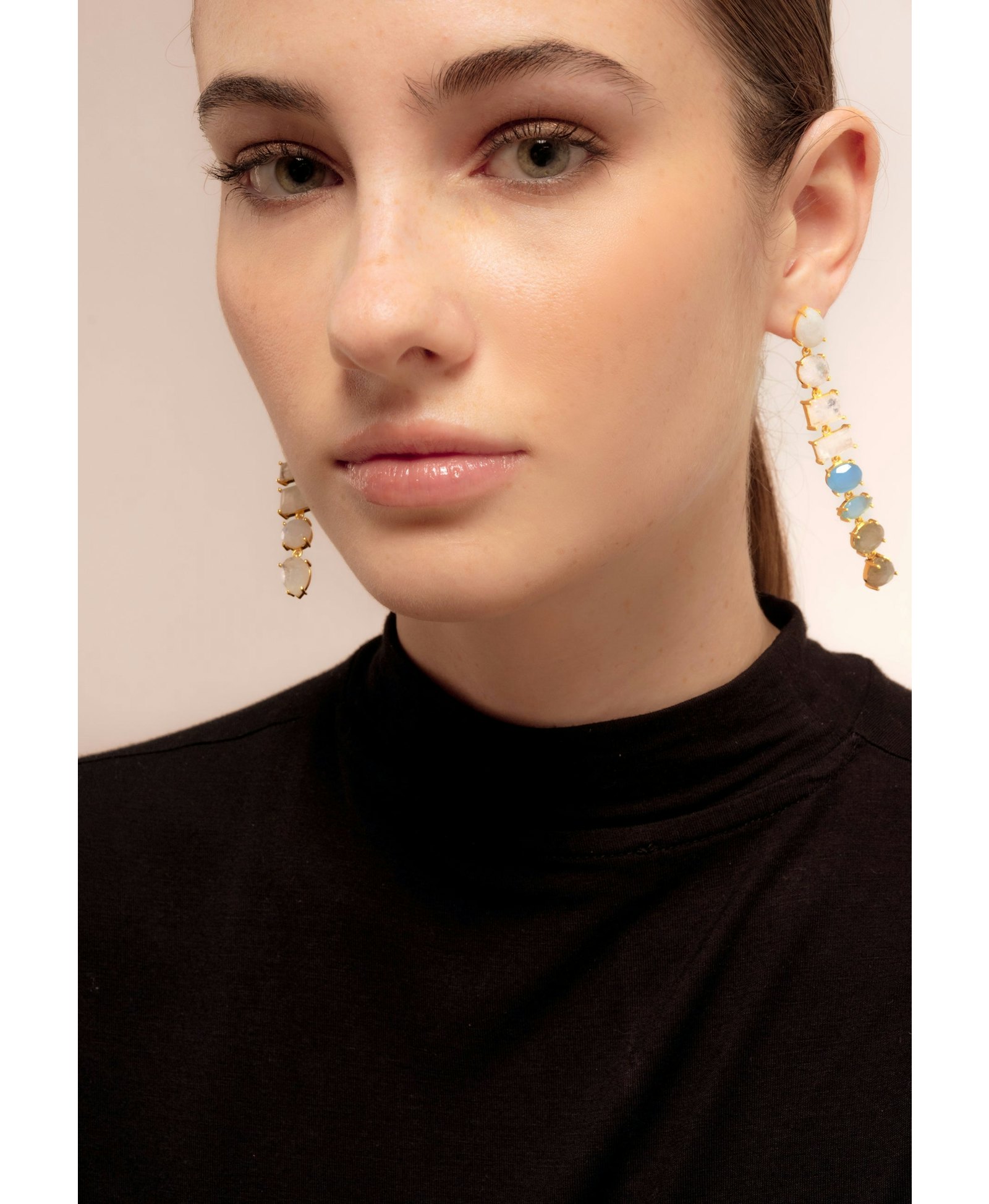 Pendientes Portobello Blanco made by Lavani Jewels