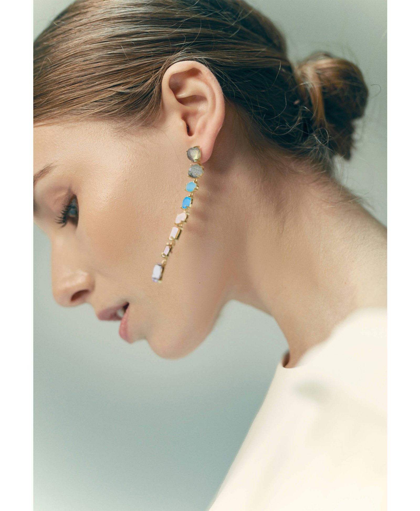 Pendientes Portobello Blanco made by Lavani Jewels