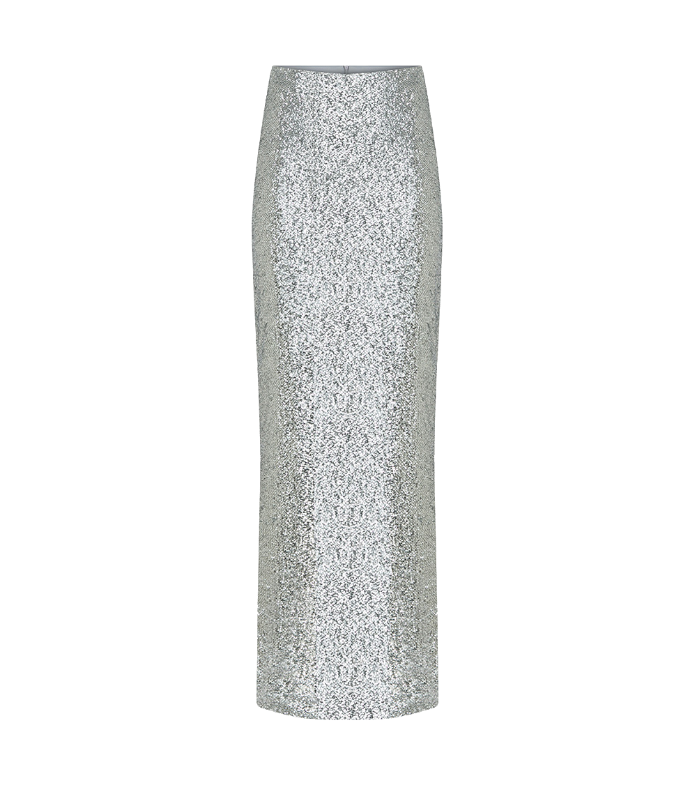 Shop Sudietuz Sequin Low Waisted Maxi Skirt