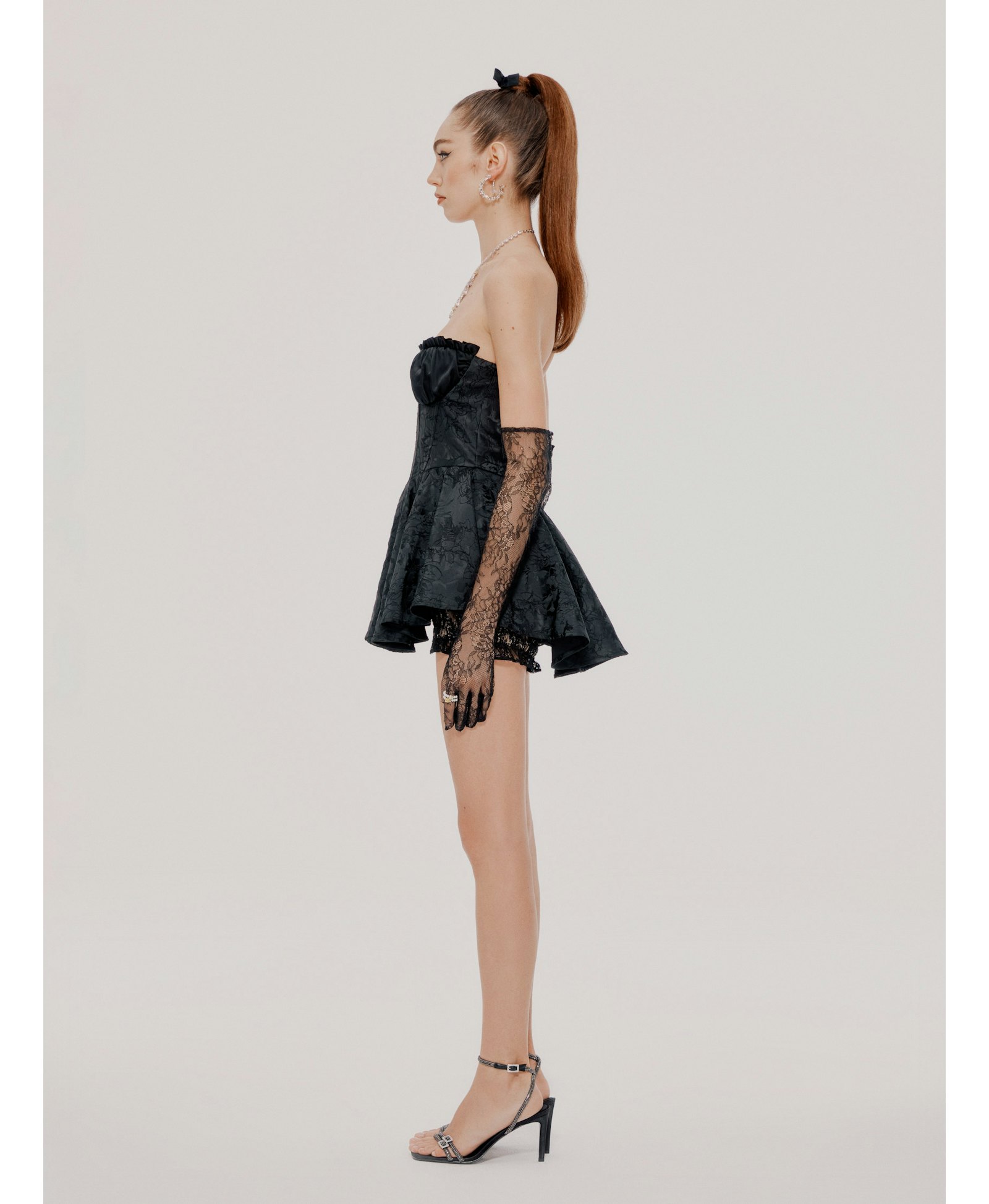 Airina Dress Black in Black made by Nana Jacqueline