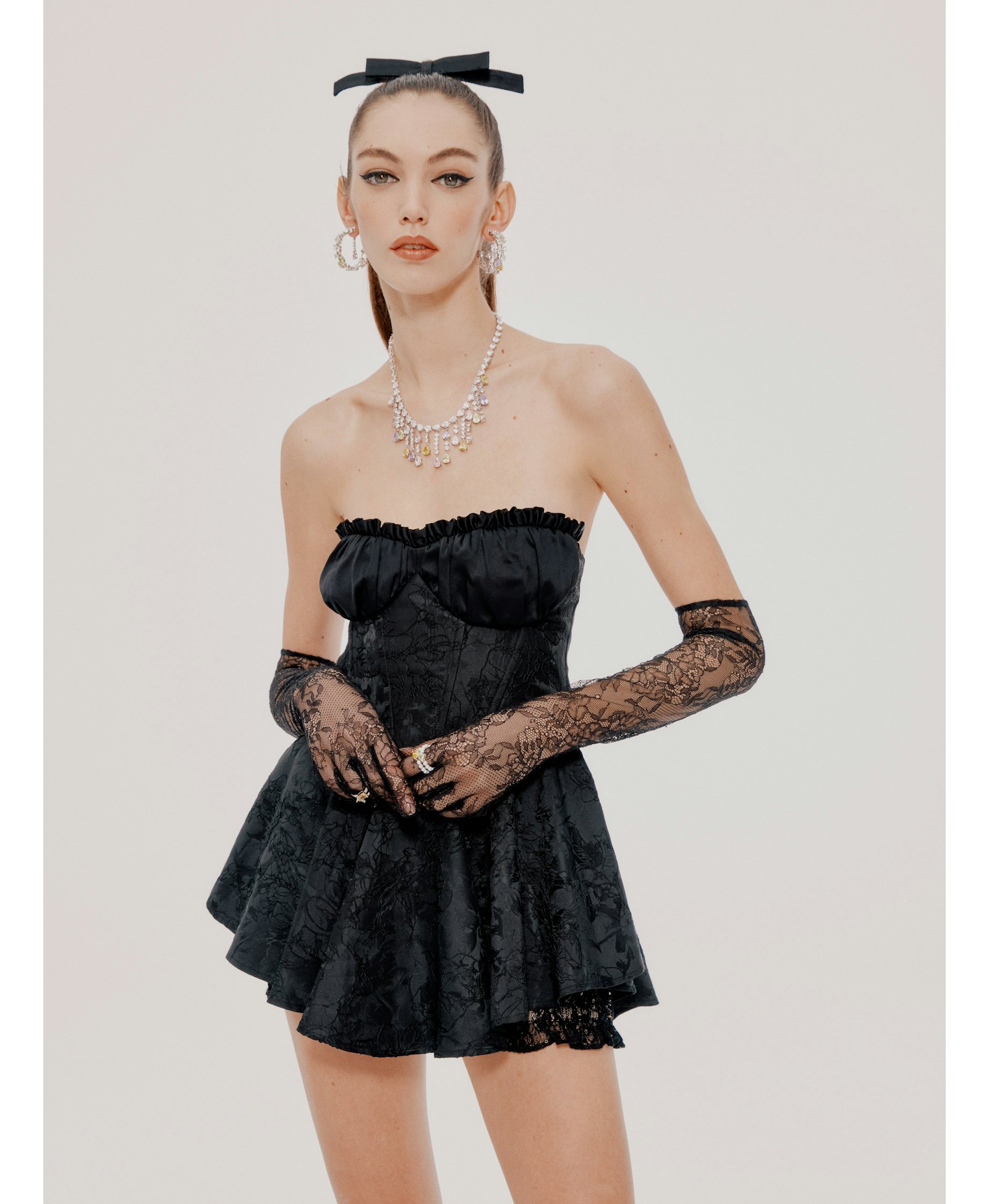 Airina Dress Black in Black made by Nana Jacqueline