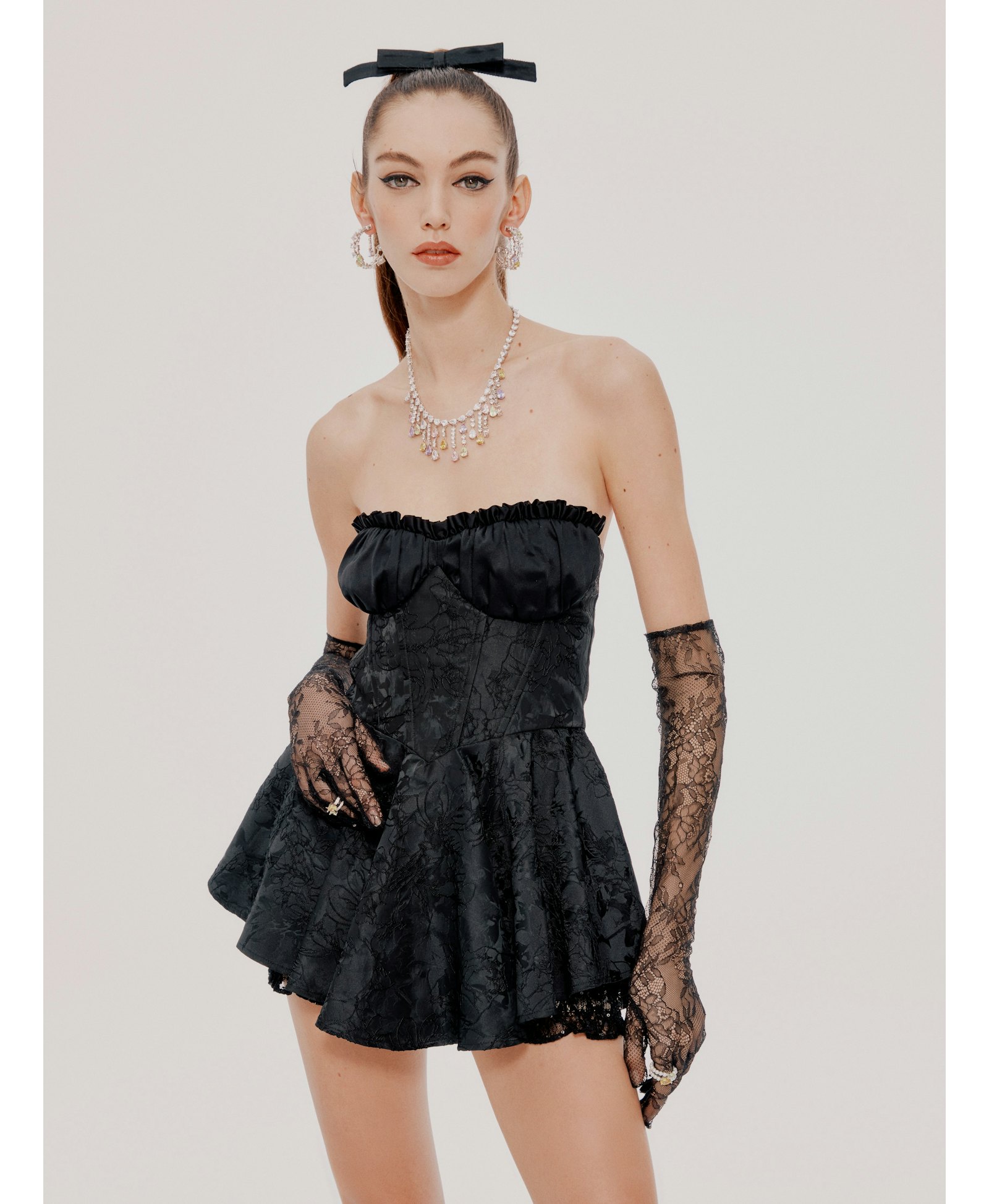 Airina Dress Black in Black made by Nana Jacqueline