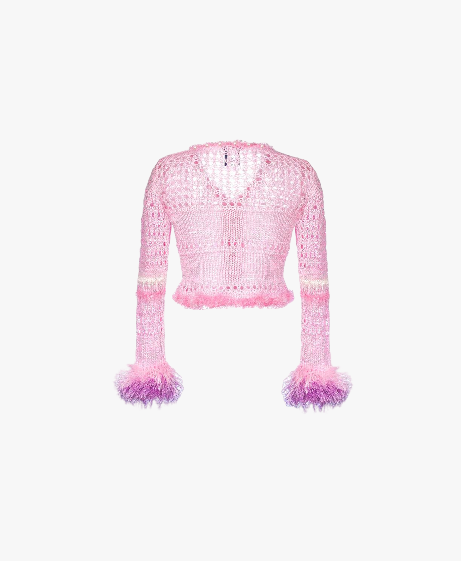 Baby Pink Handmade Knit Sweater made by ANDREEVA
