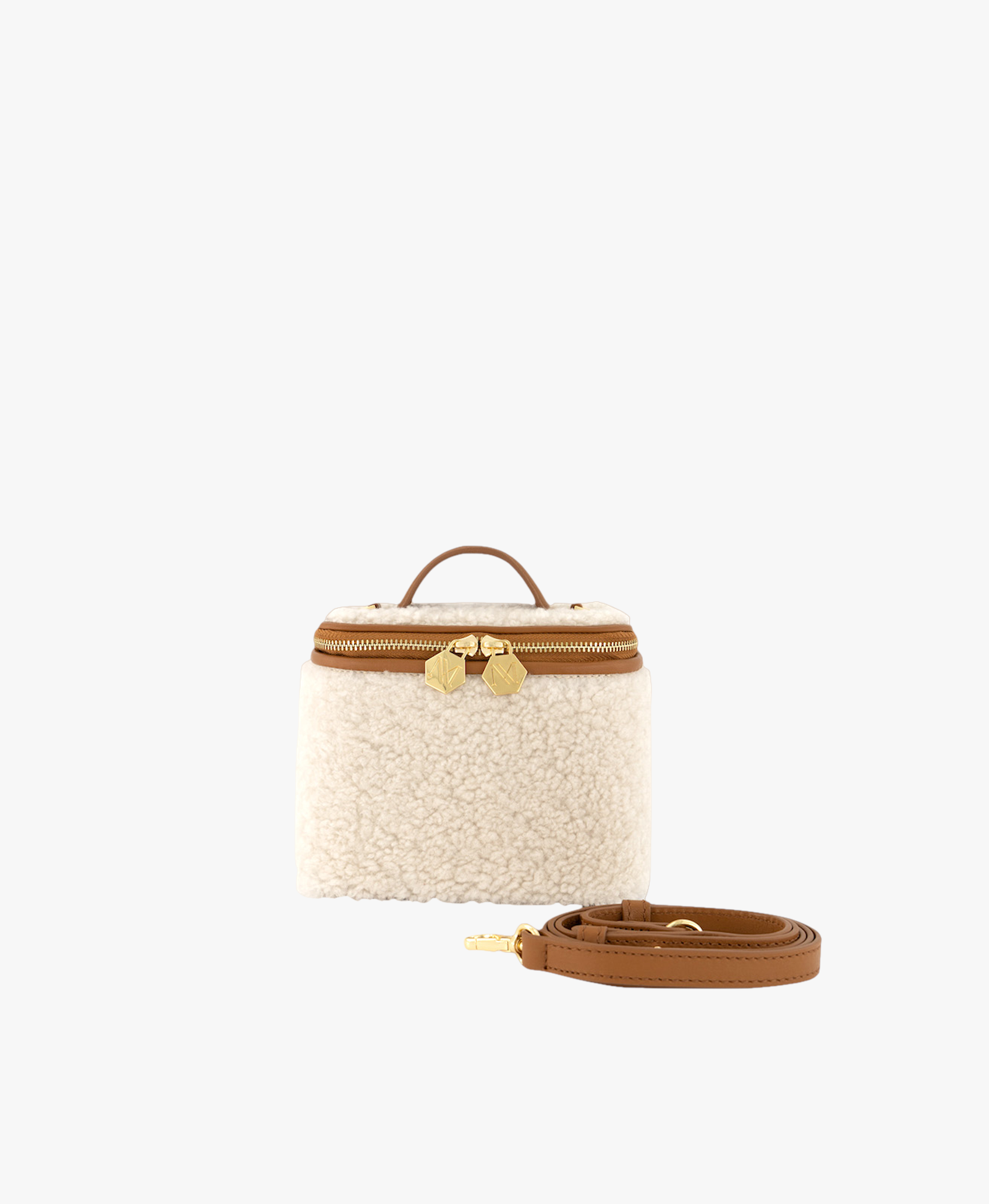 Betty Mini Fur Beige made by Maven Bag