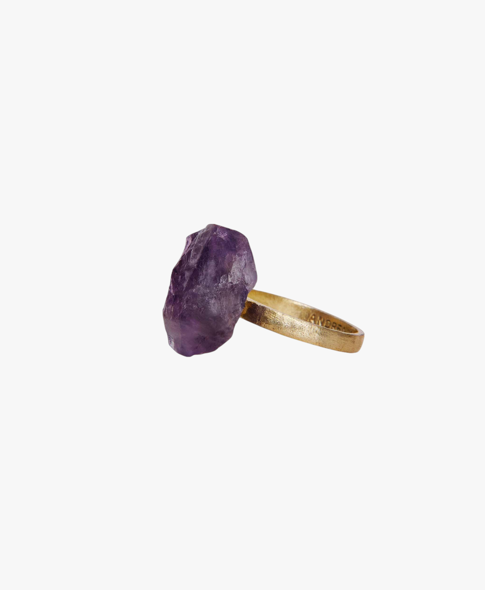 KARR AMETHYST GEMSTONE RING made by Andrea Iyamah