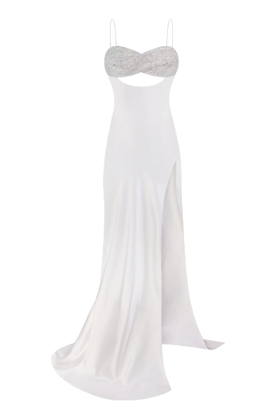 Nué Eternity Dress Maxi In White