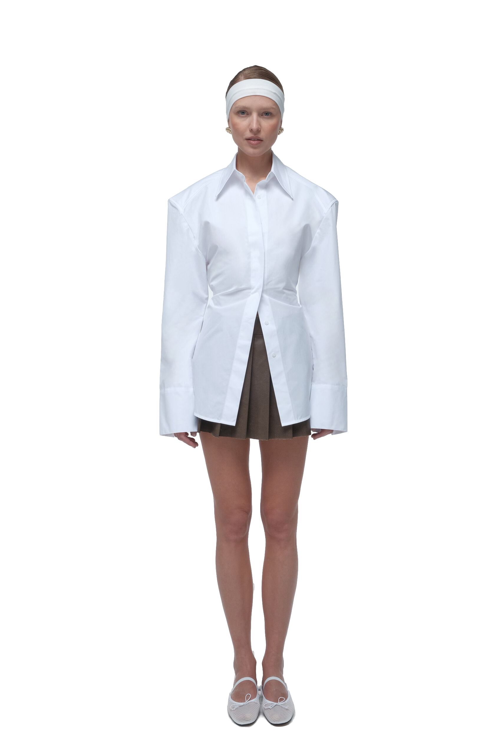 Shop Afterhours White Padded Shirt