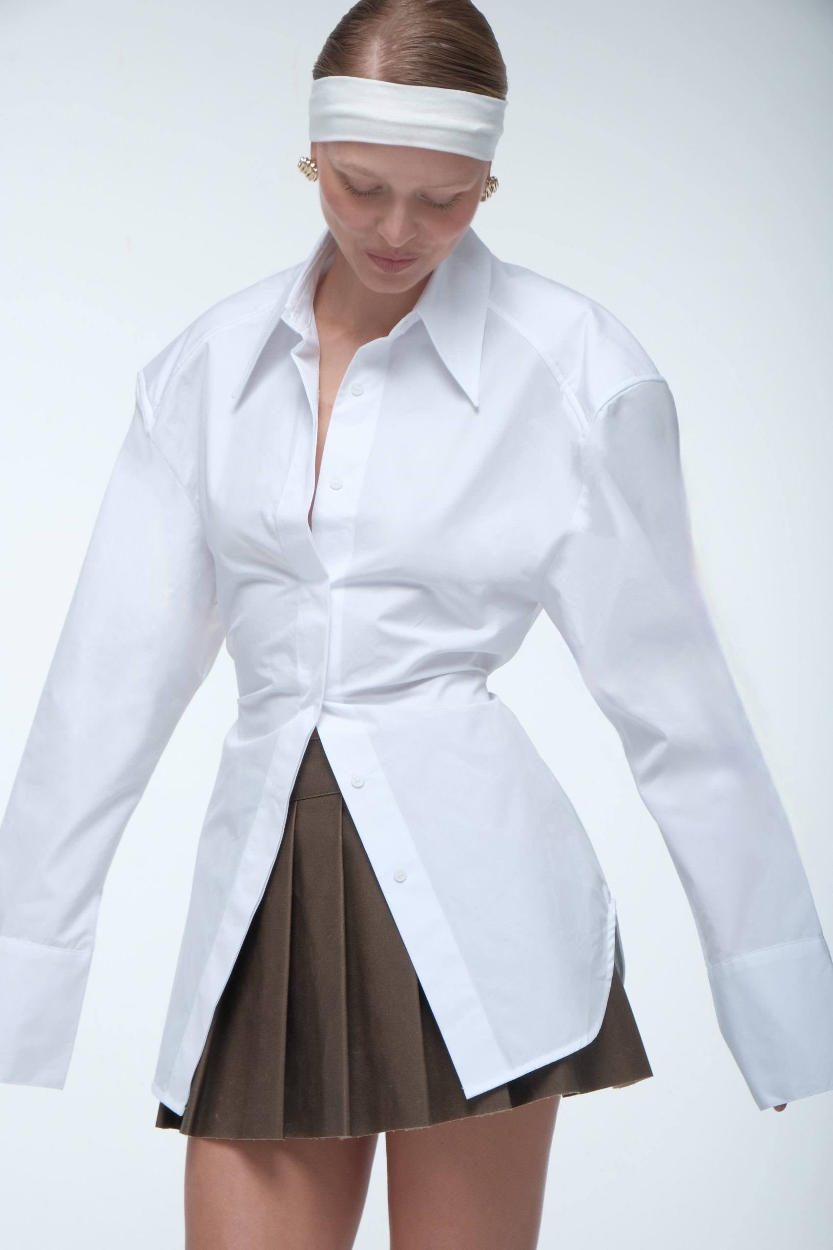 Shop Afterhours White Padded Shirt