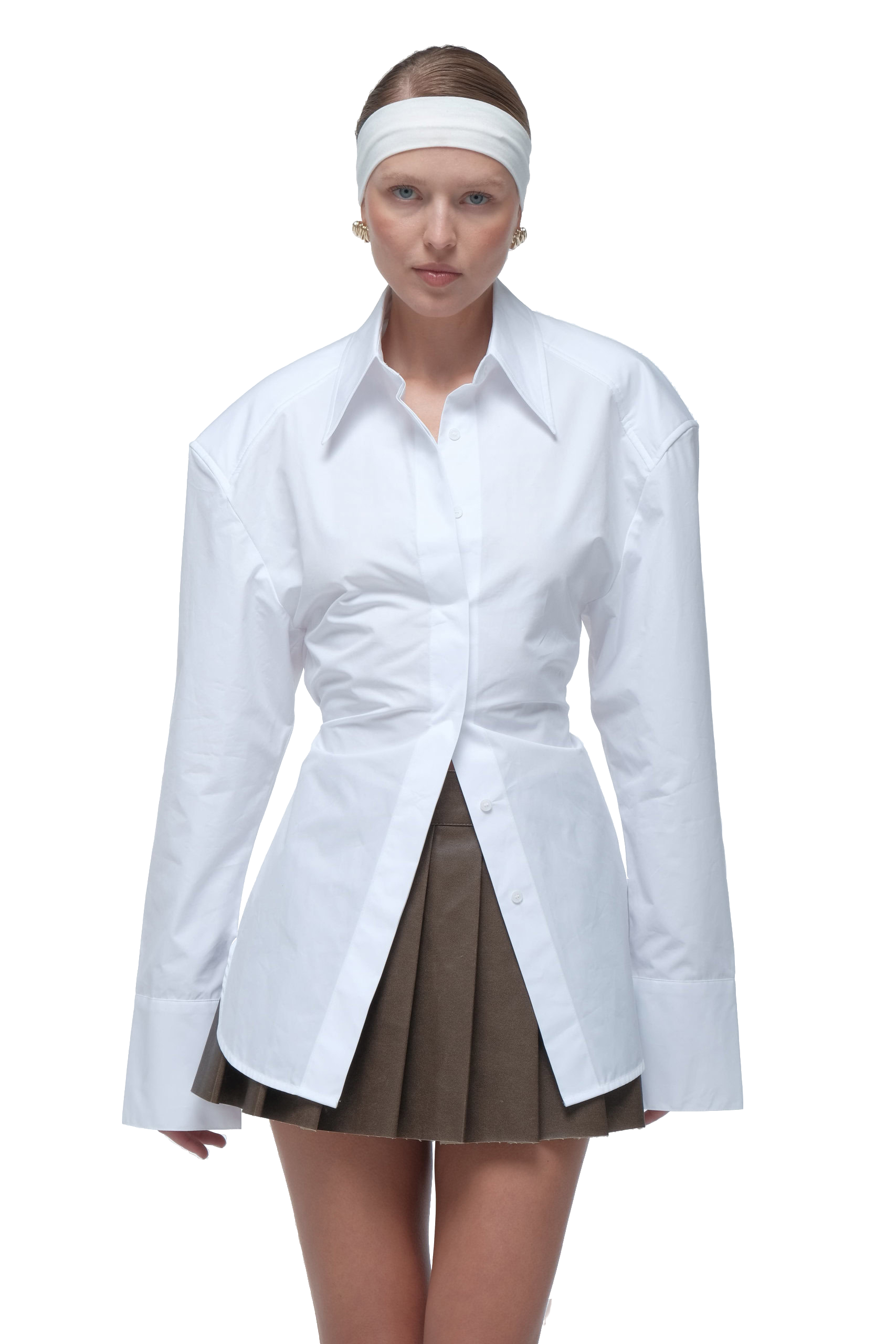 Shop Afterhours White Padded Shirt