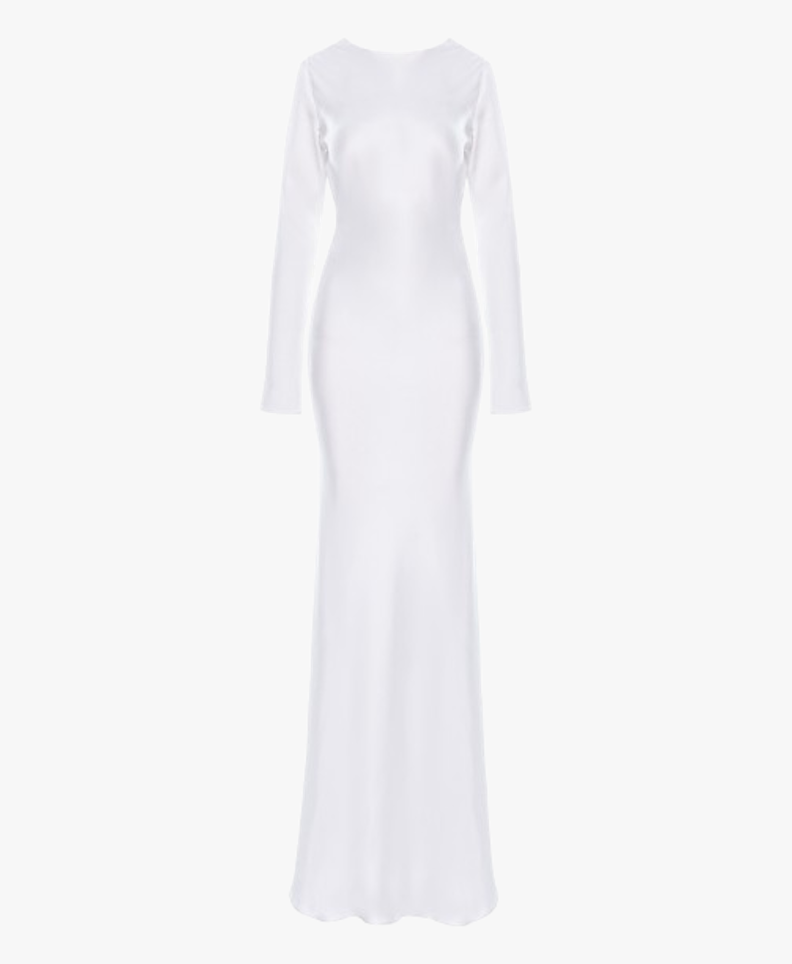 Lavinia Satin Open-Back Gown made by Aureliana