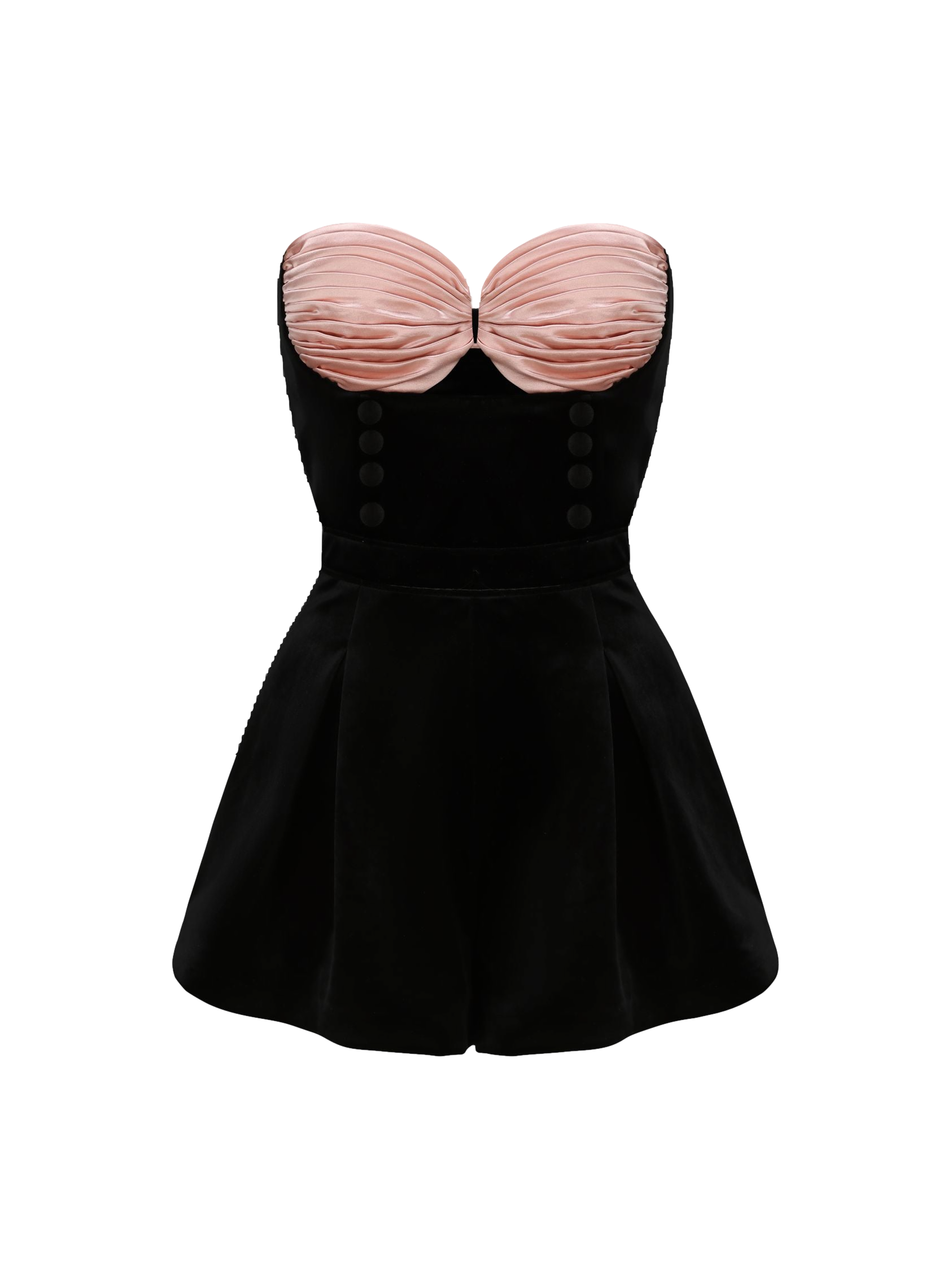 Shop Nana Jacqueline Amanda Velvet Jumpsuit (pink) In Black