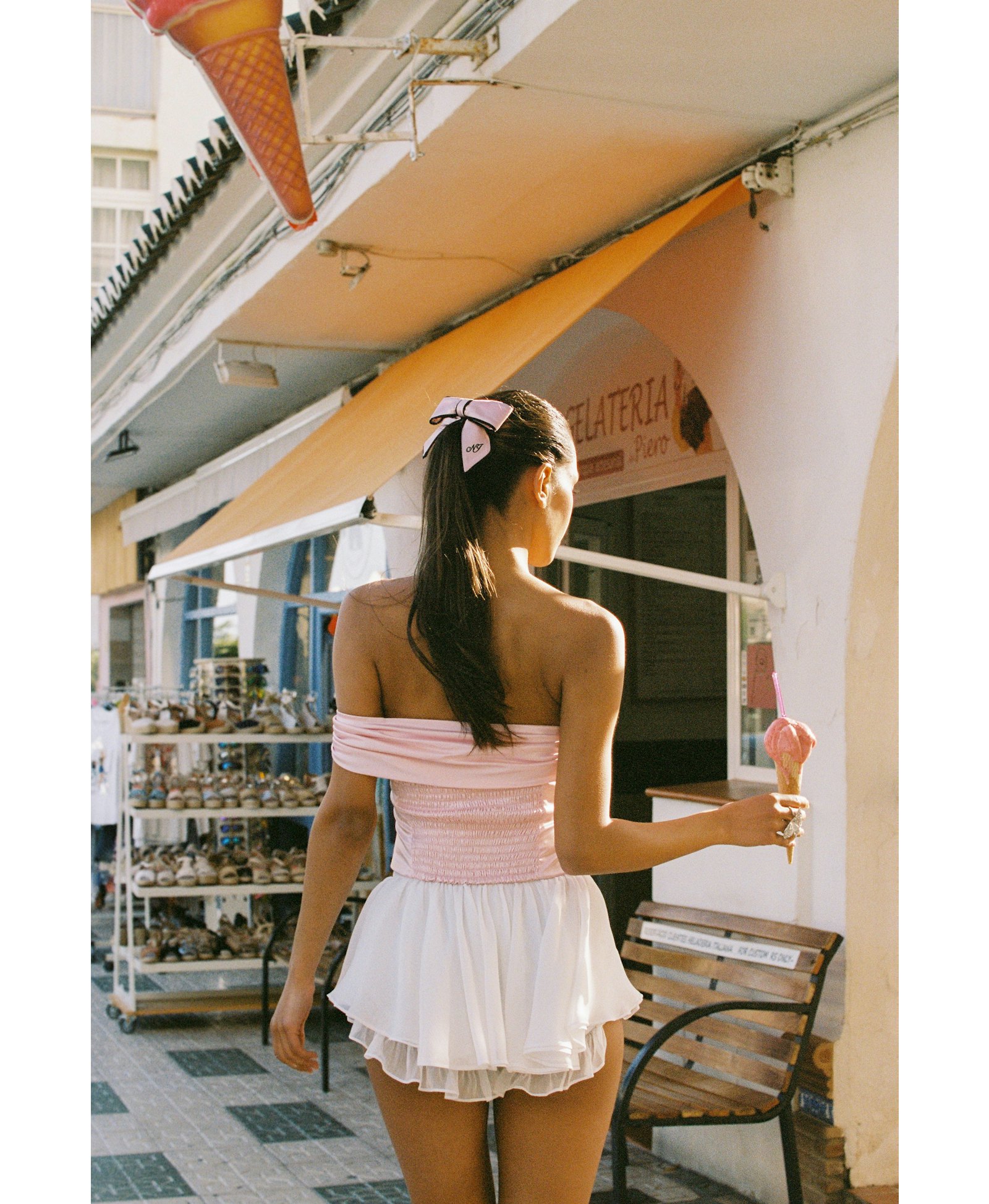 Rosaline Skirt (White) made by Nana Jacqueline