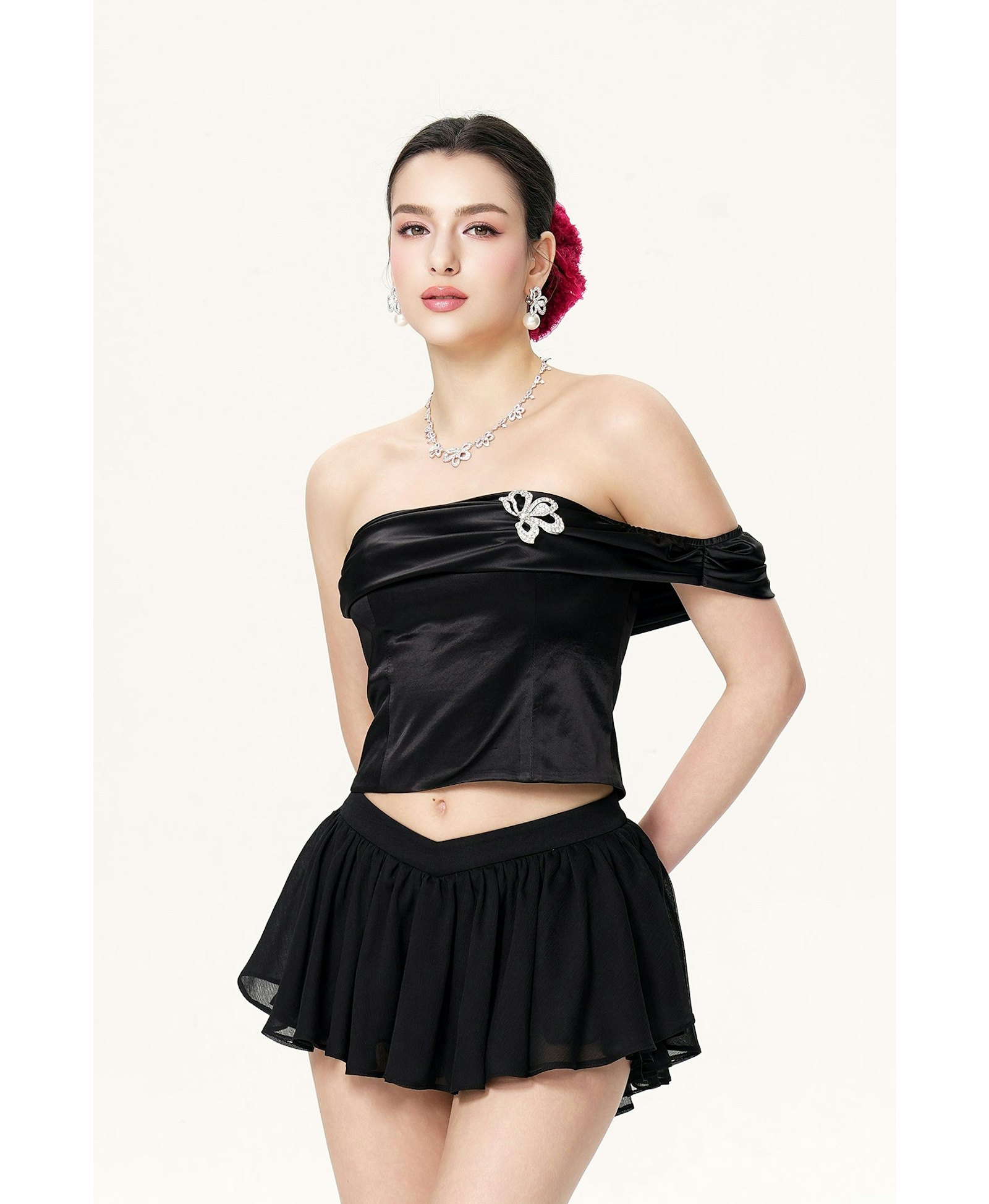 Rosaline Skirt (Black) made by Nana Jacqueline