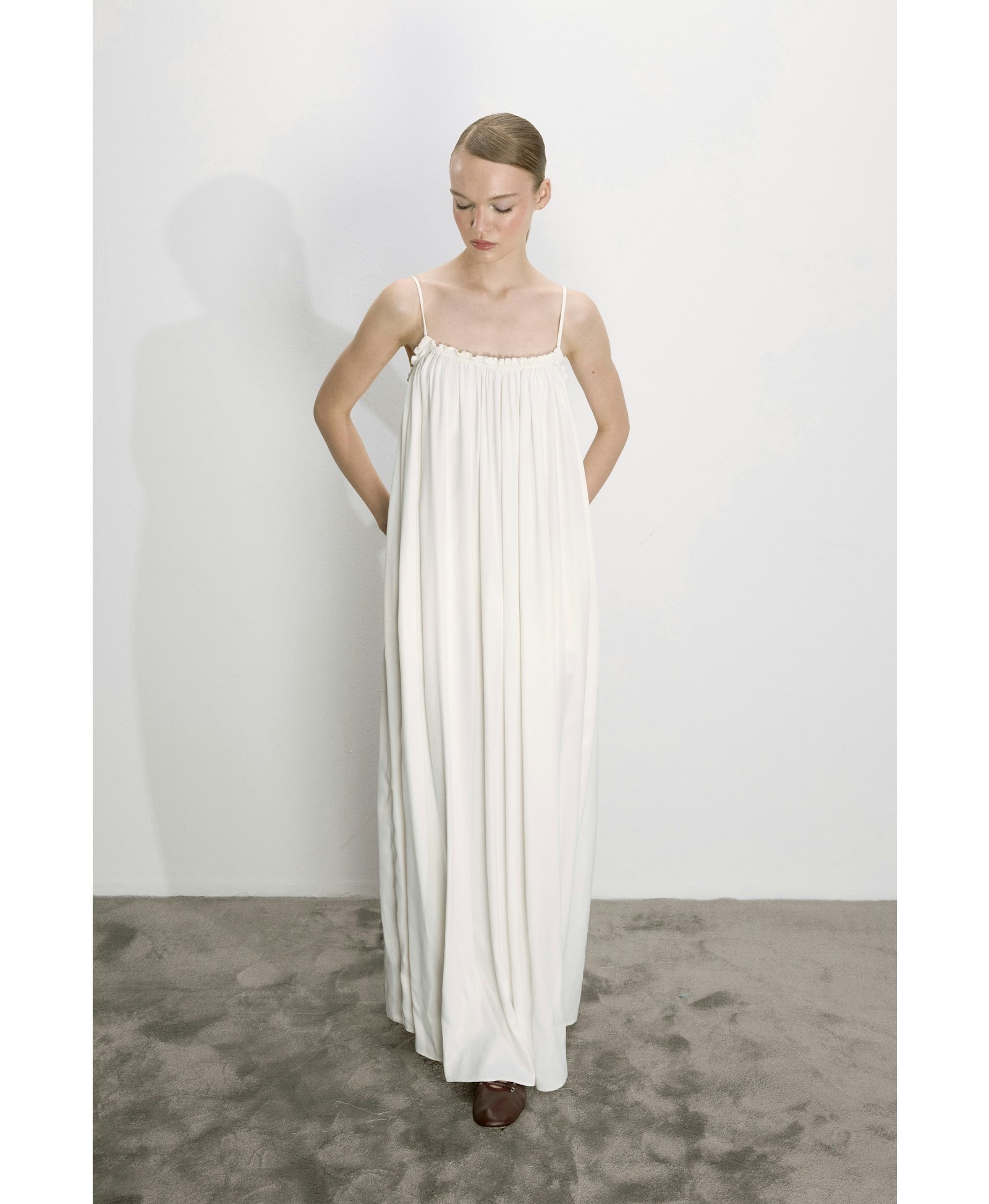 Adele Dress In White made by Nazli Ceren