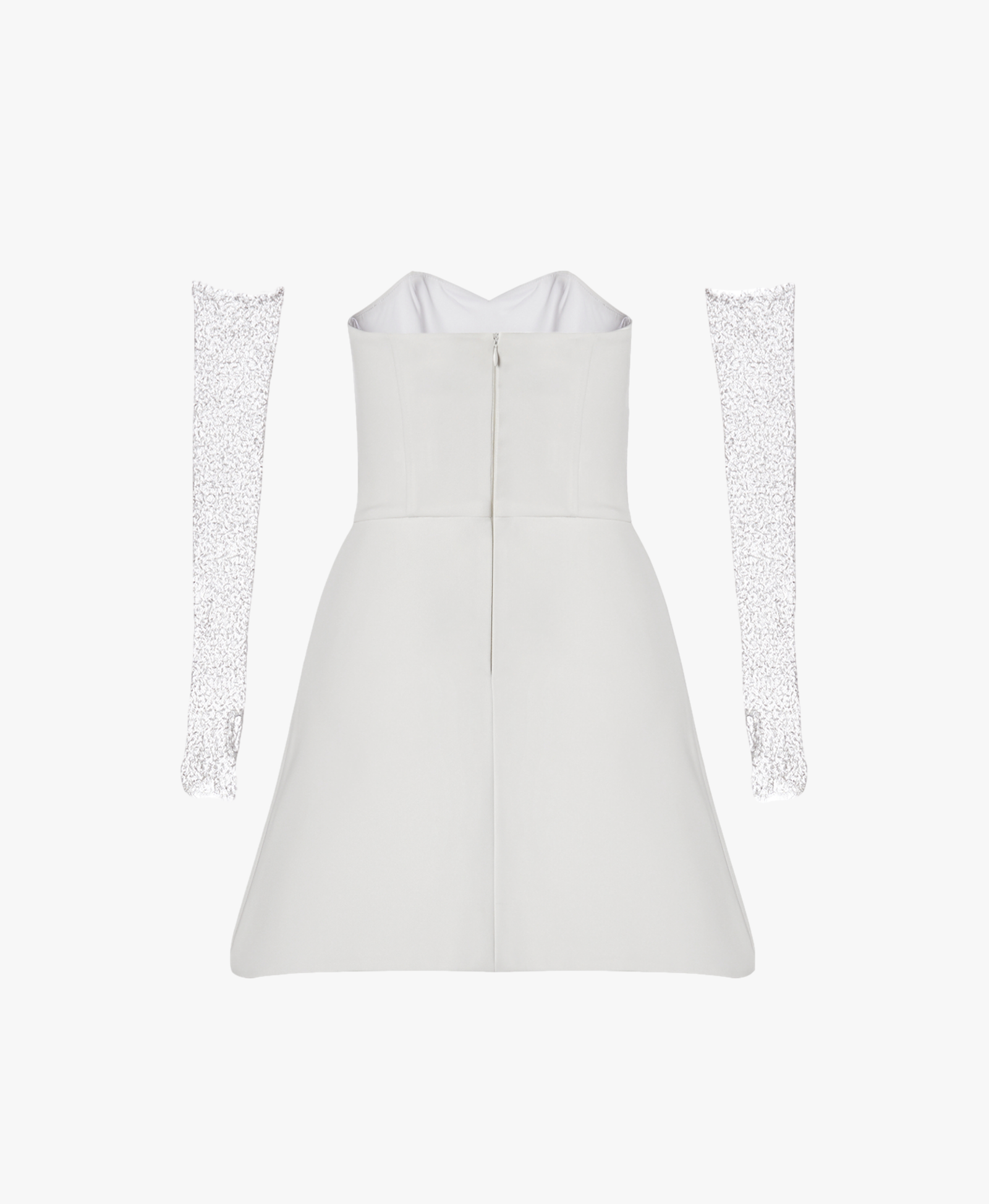 DINA DRESS in White made by Vestiaire d'un Oiseau Libre