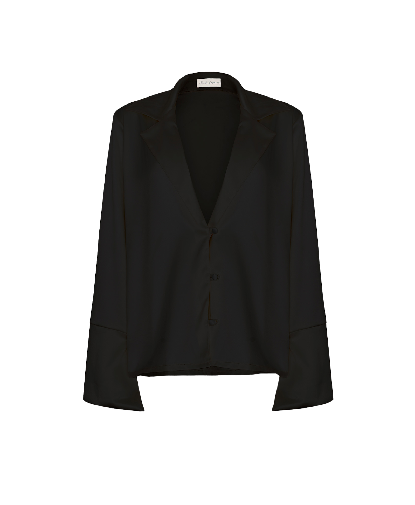 Lirio Shirt in Black made by Camila Sarmiento