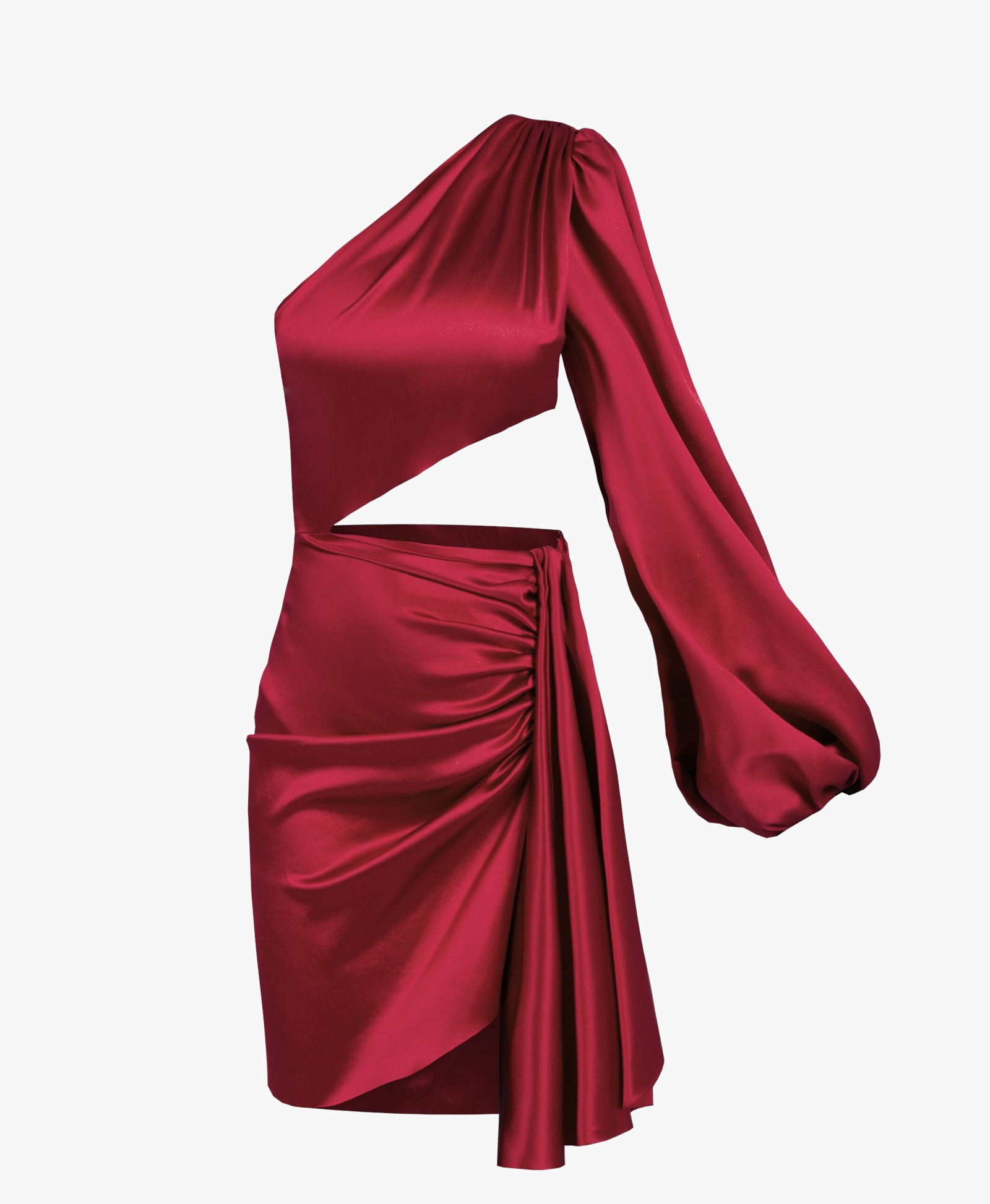 Side sleeve mini dress made by Maria Kokhia