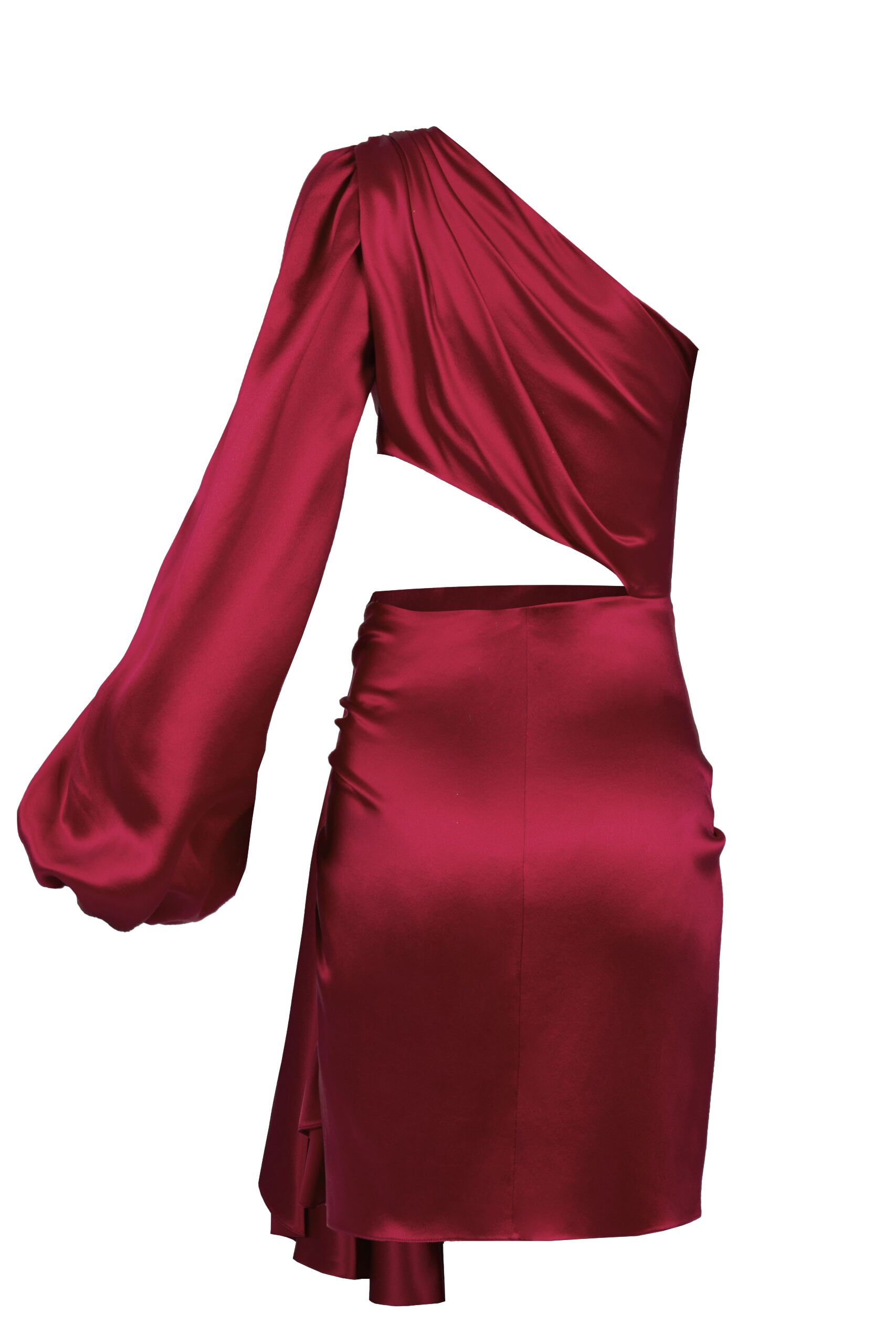 Shop Maria Kokhia Side Sleeve Mini Dress In Red