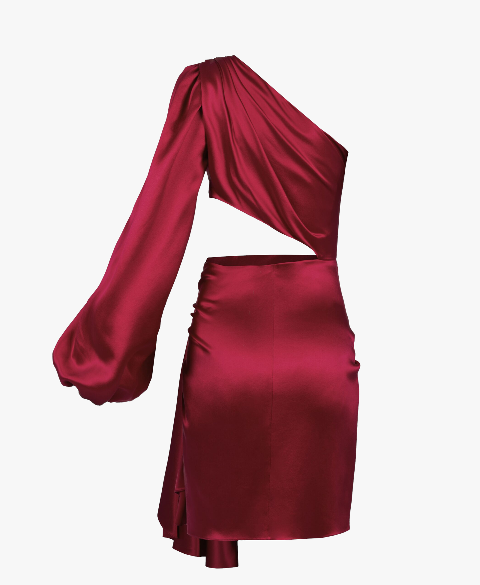 Side sleeve mini dress made by Maria Kokhia