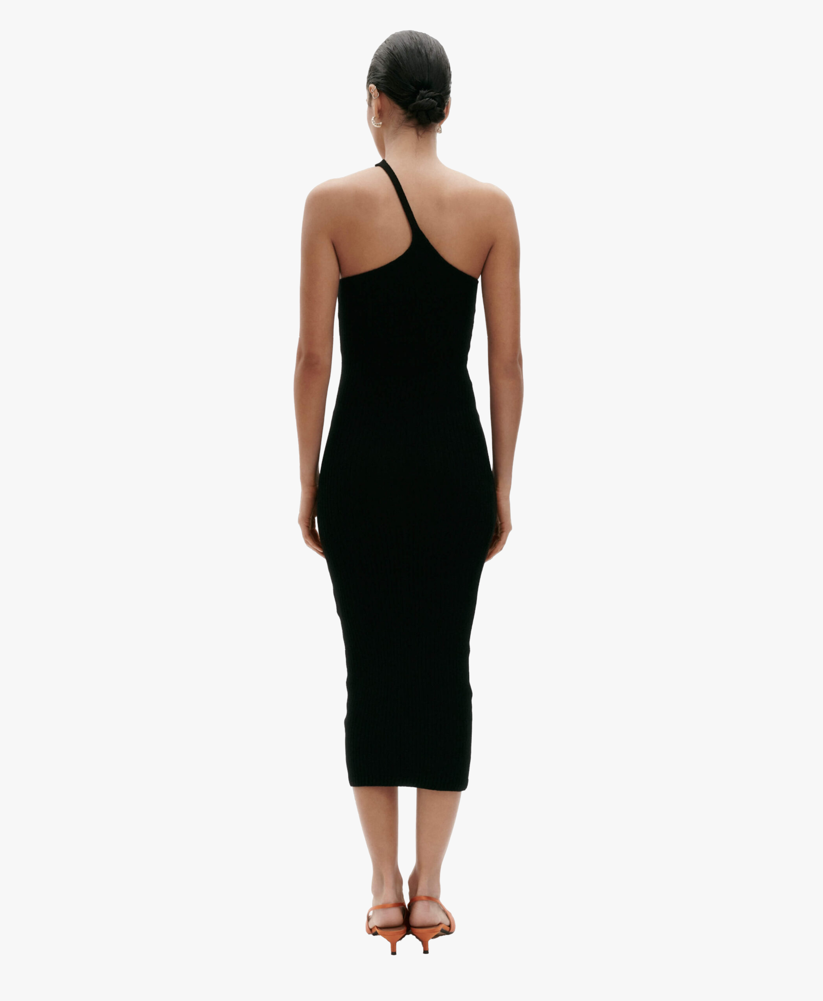 BLACK KNITTED DRESS made by BENU Studio