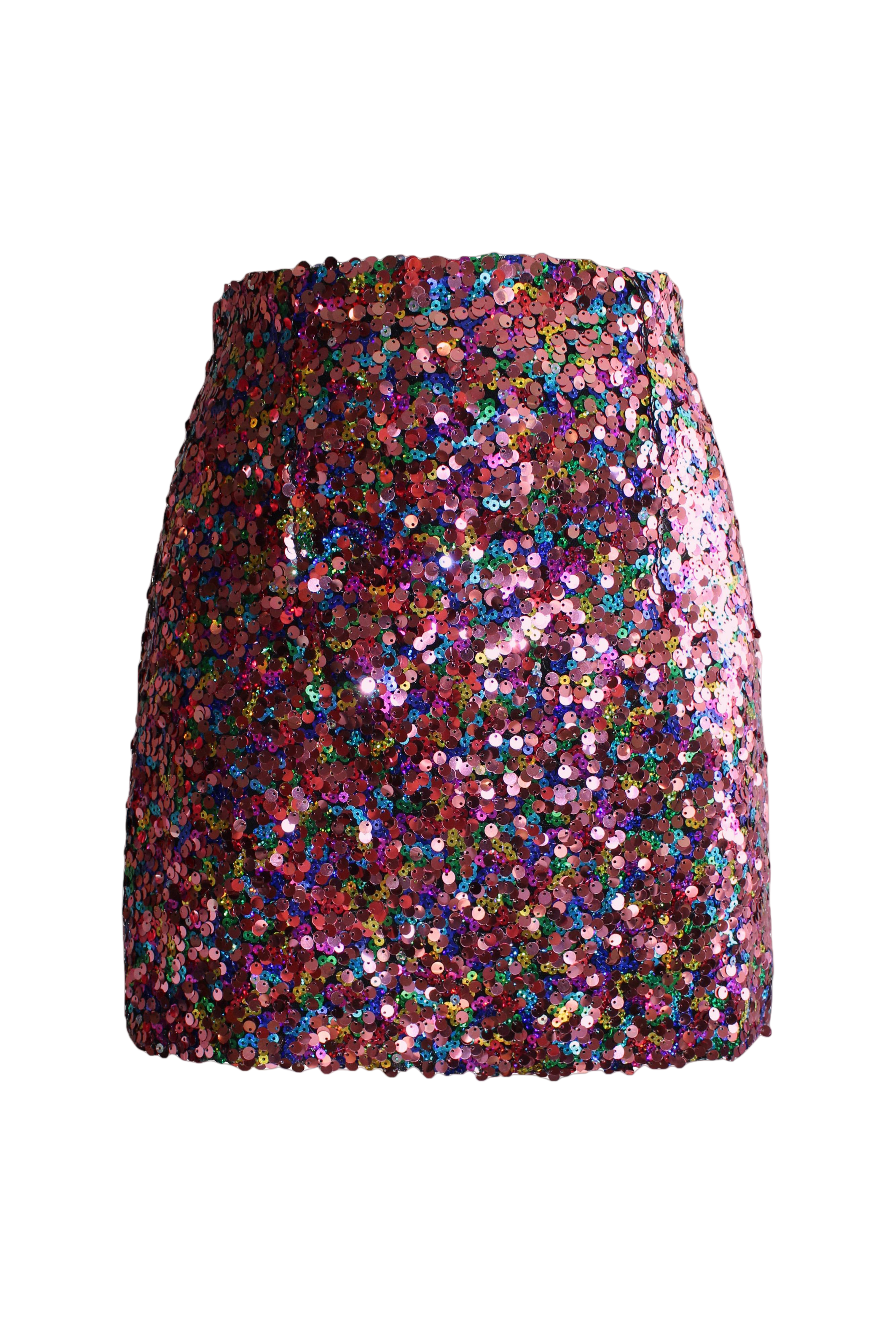 Sequin mini skirt outlet multicolor