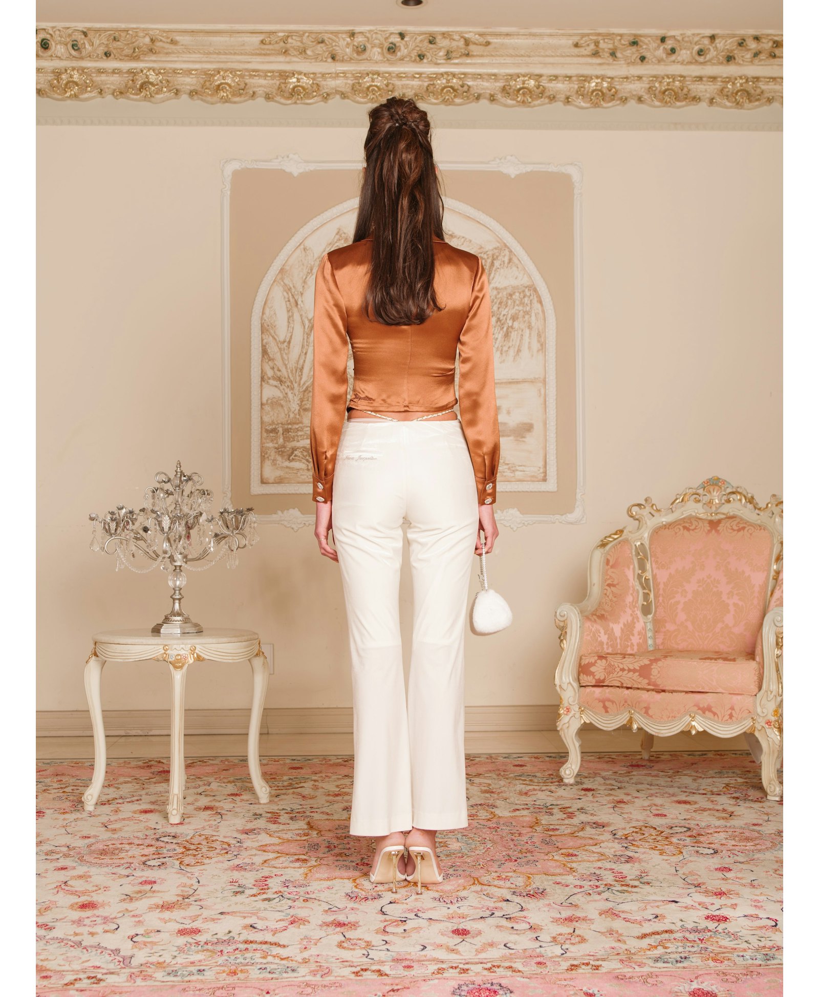 White Vienna Pants (Final Sale) made by Nana Jacqueline