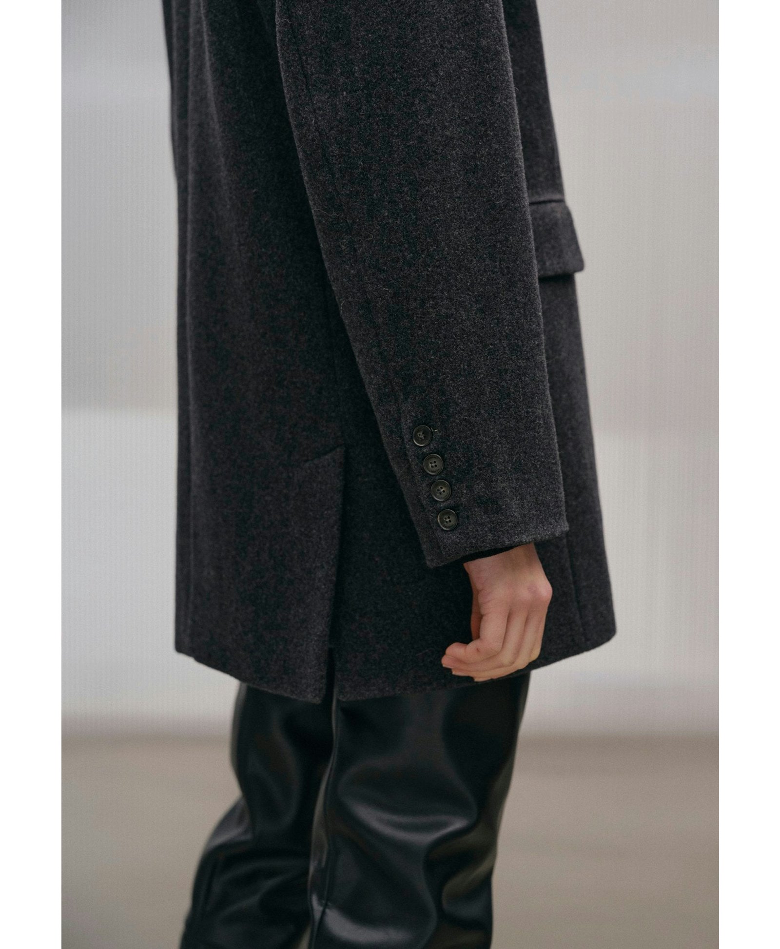 Wilma Coat - Grey made by HERSKIND