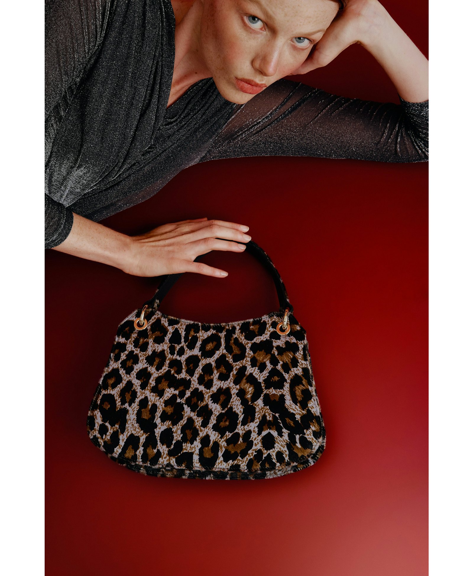 Mini Olympia Leopard Grey made by Phialebel