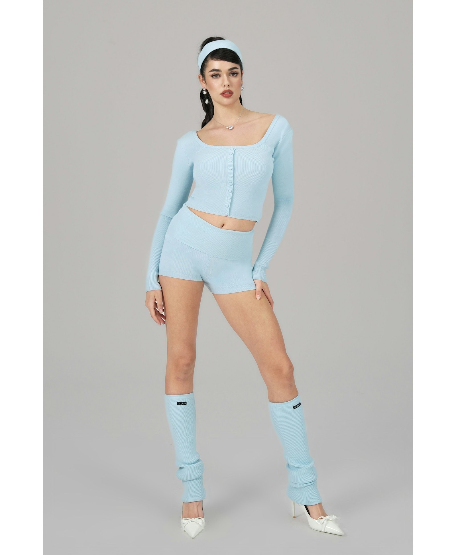 Holly Shorts (Blue) made by Nana Jacqueline