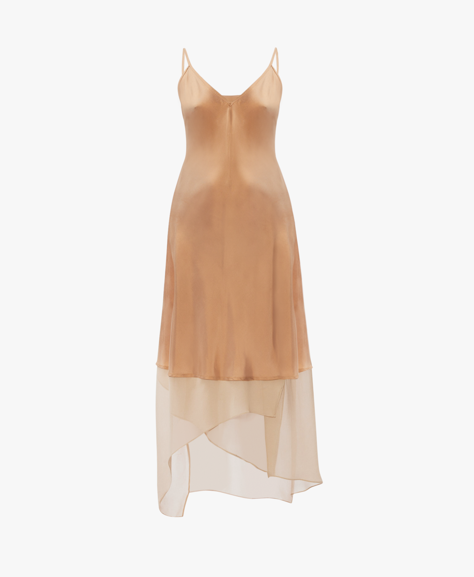 Strap Dress Elongated - Beige made by Gemme Collective