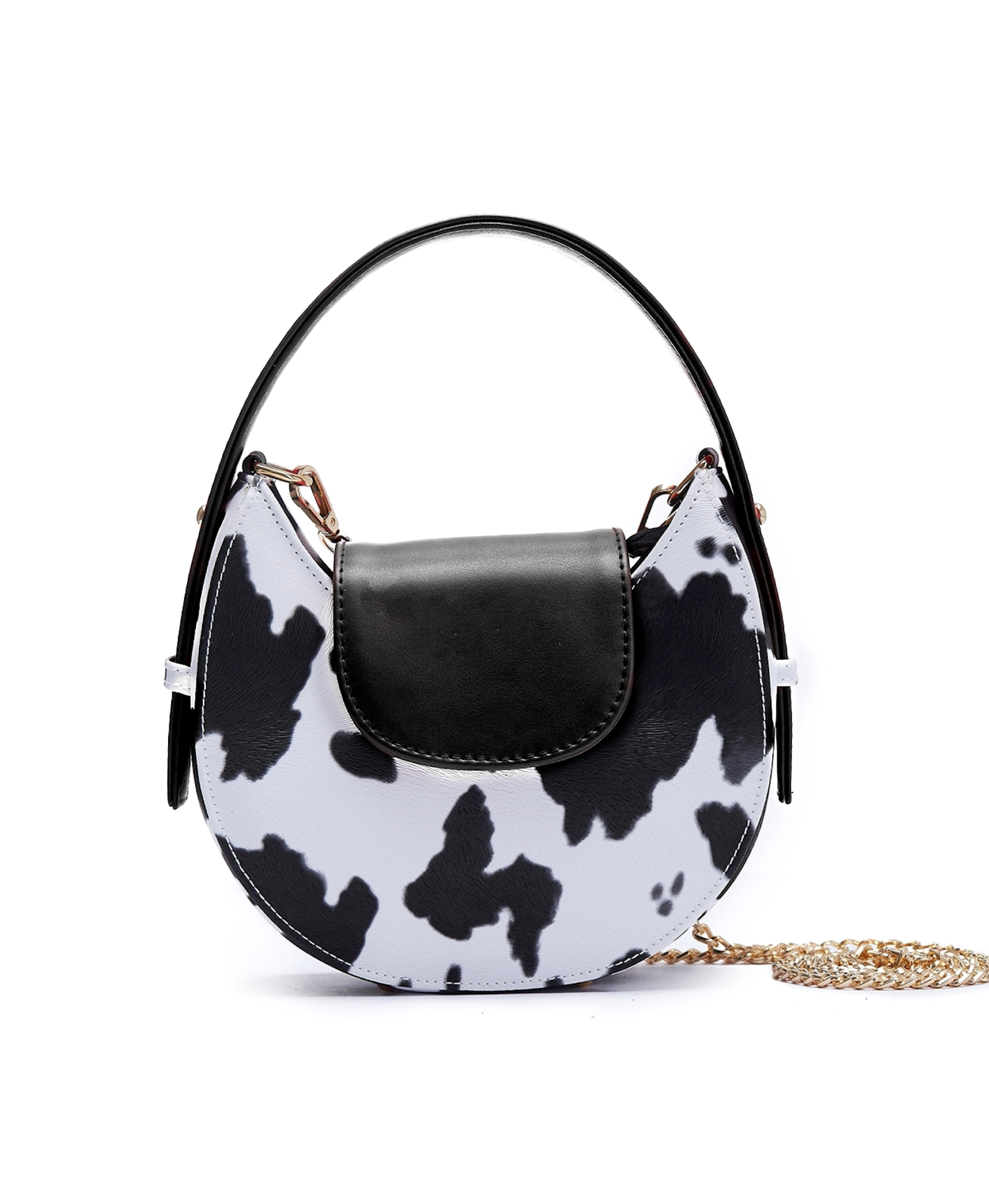 Mow - Black - Halfmoon bag made by ALIEL