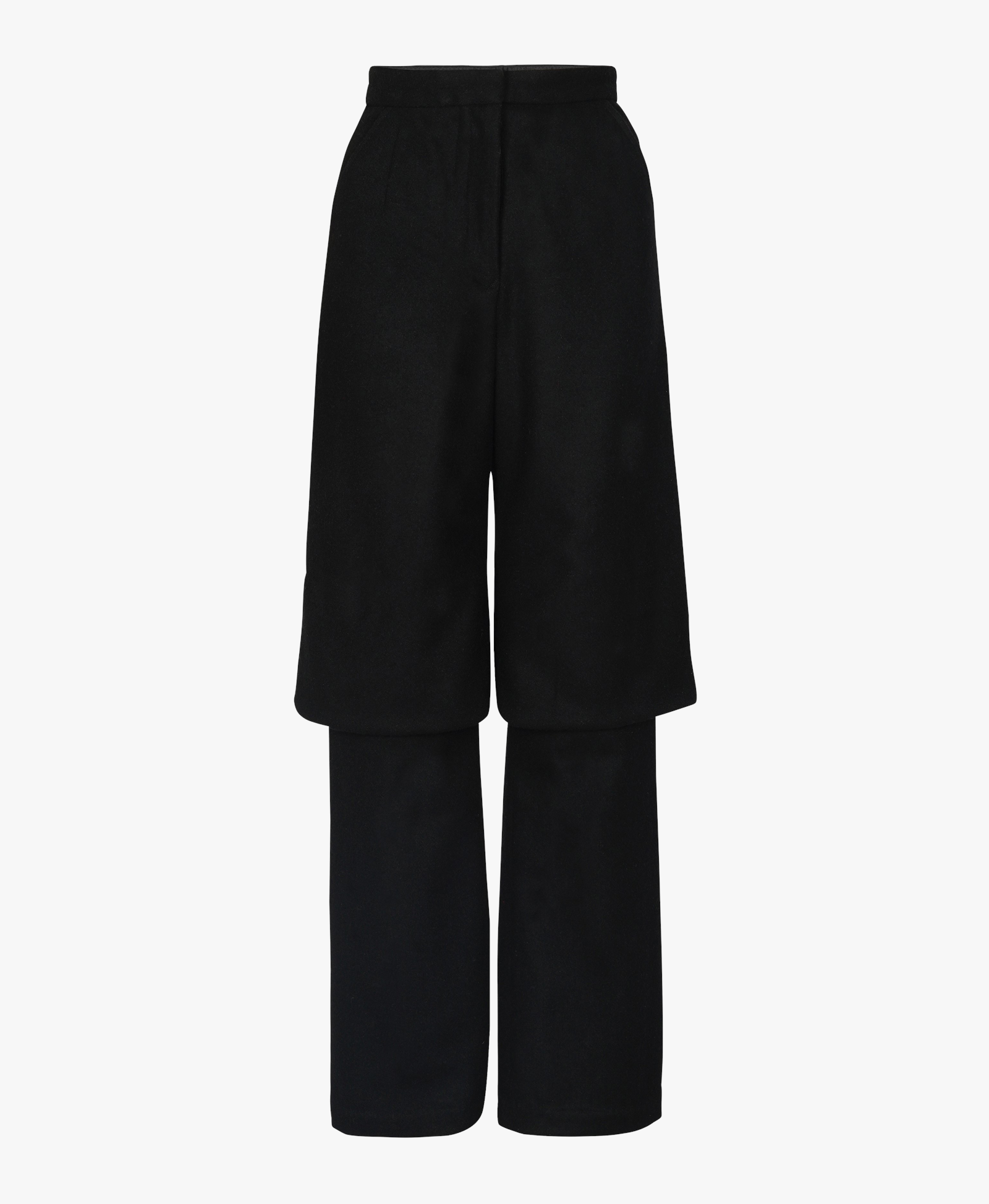 Wool Blend Double Trousers made by Szabo Sihag