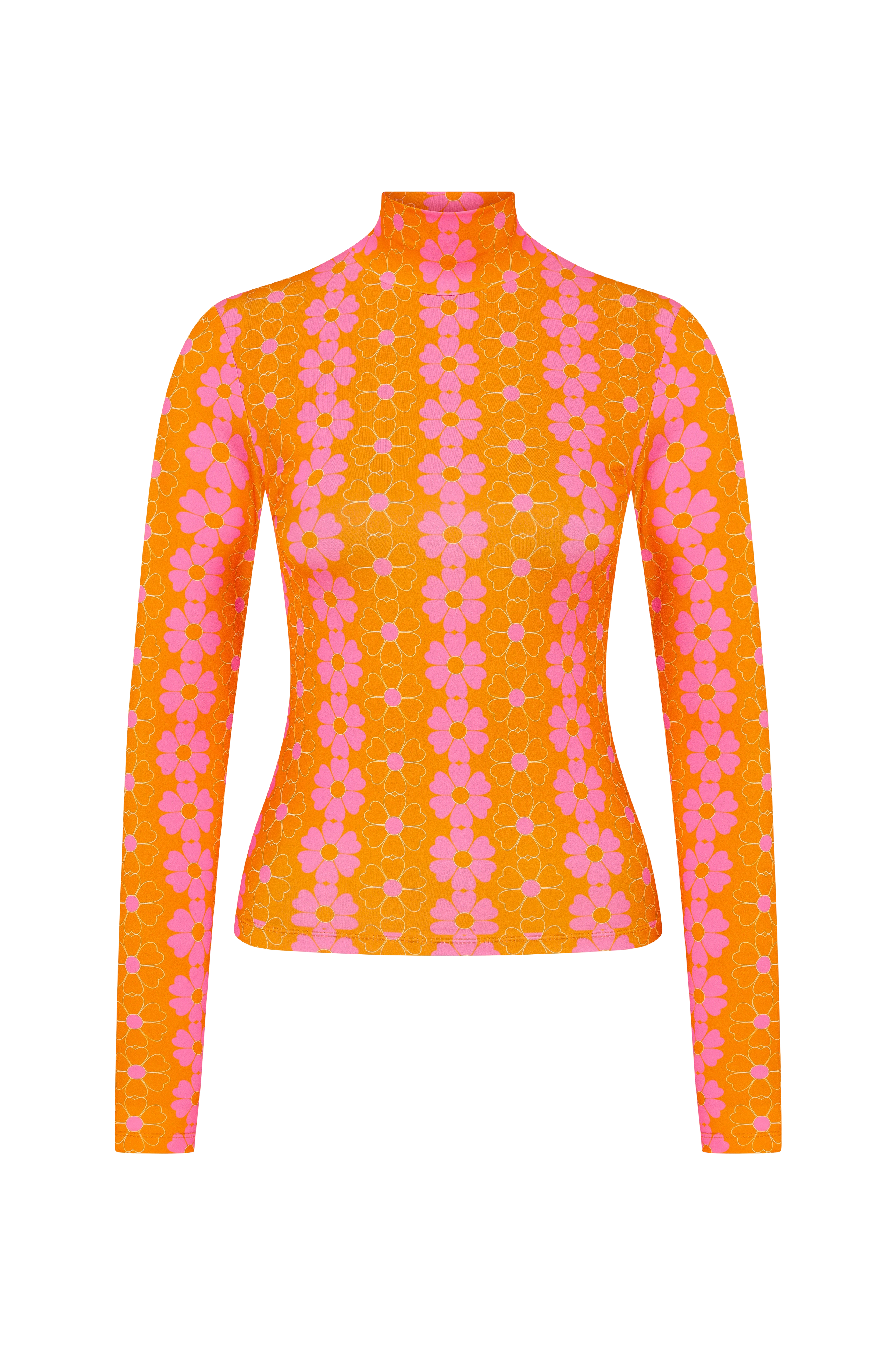 Shop Declara Blooming Sunset Orange Top