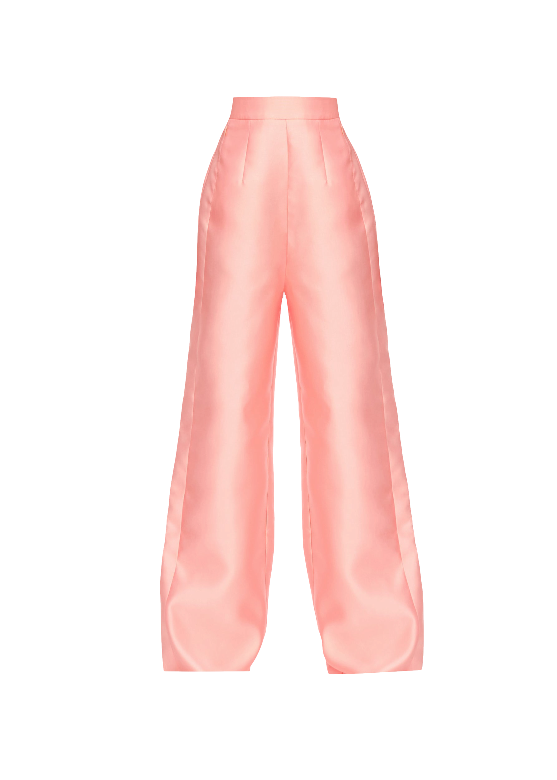 Andrea Iyamah Women's Vasi Taffeta High-waist Trousers In Pink
