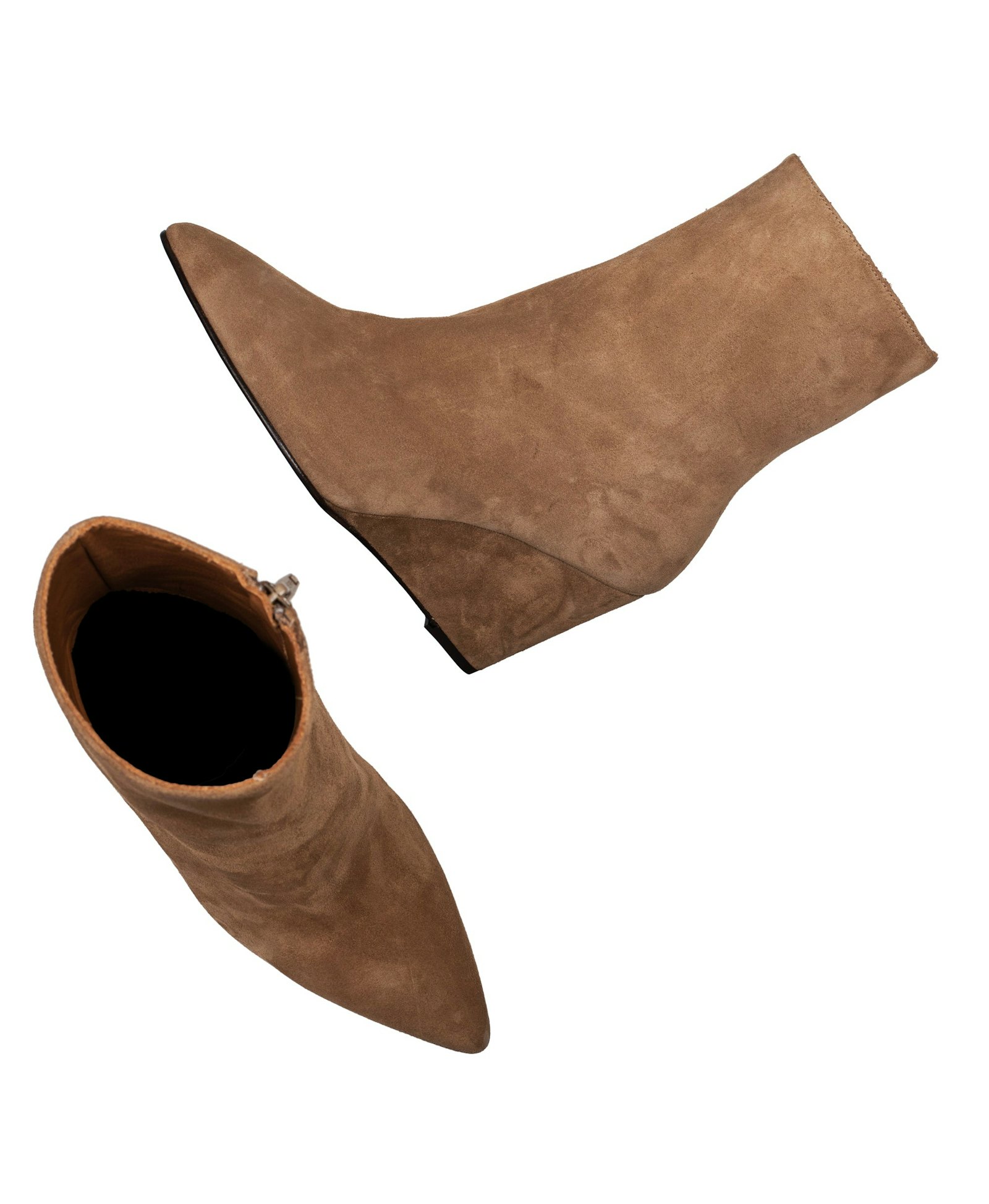 CARLOTA BIRRA SUEDE BOOTIES in Brown made by Toral