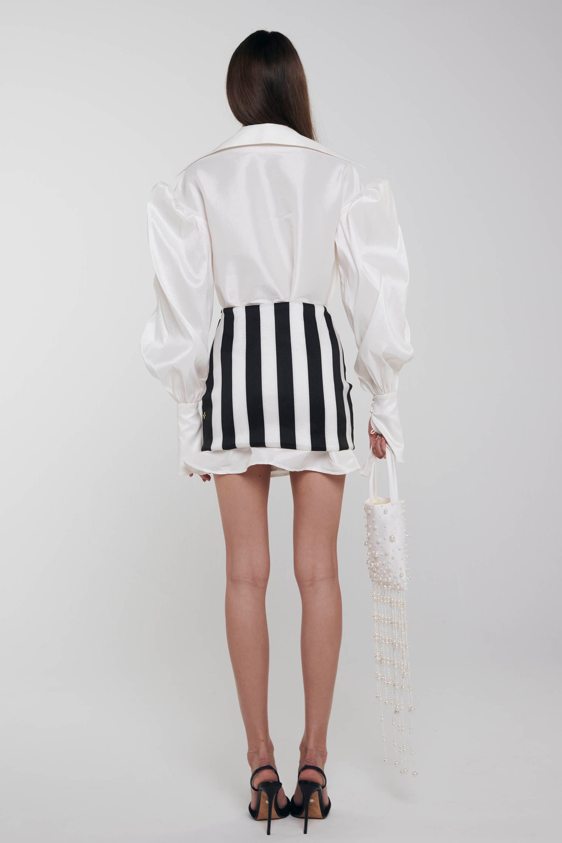 Shop Onori Oversized Shirt In White