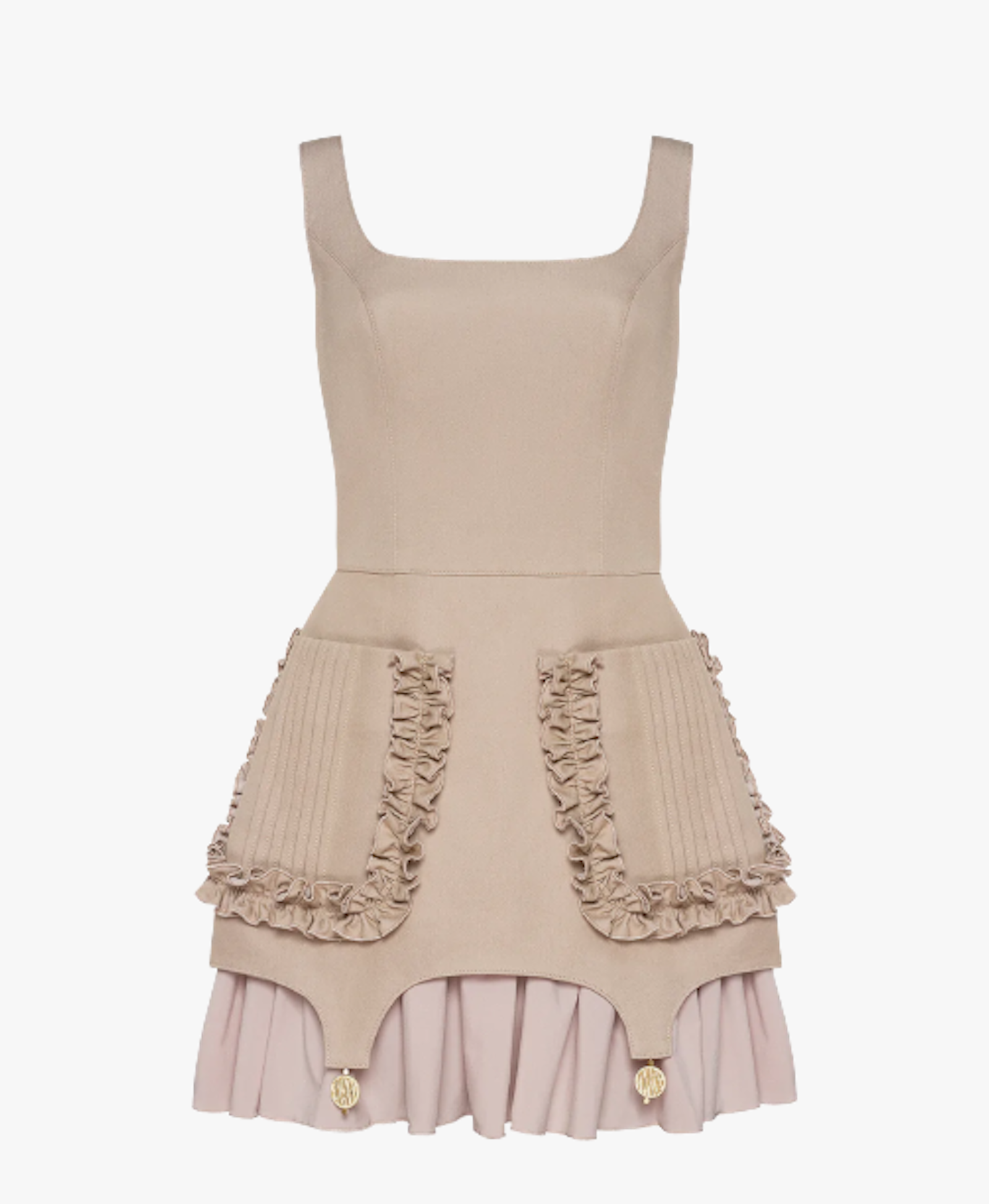 Beige Romantic Dress made by Guranda