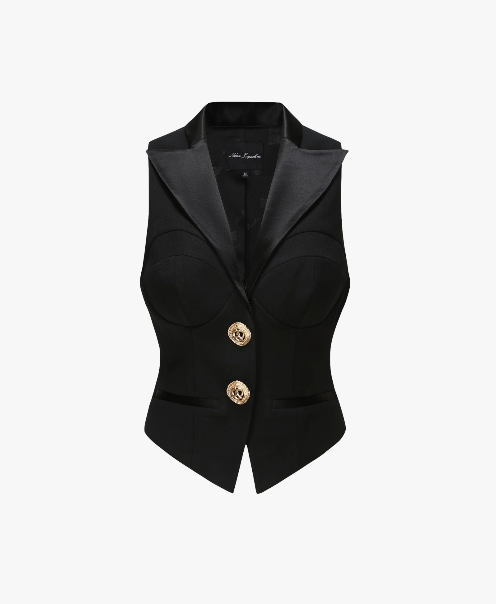 Diana Vest (Black) in Black made by Nana Jacqueline