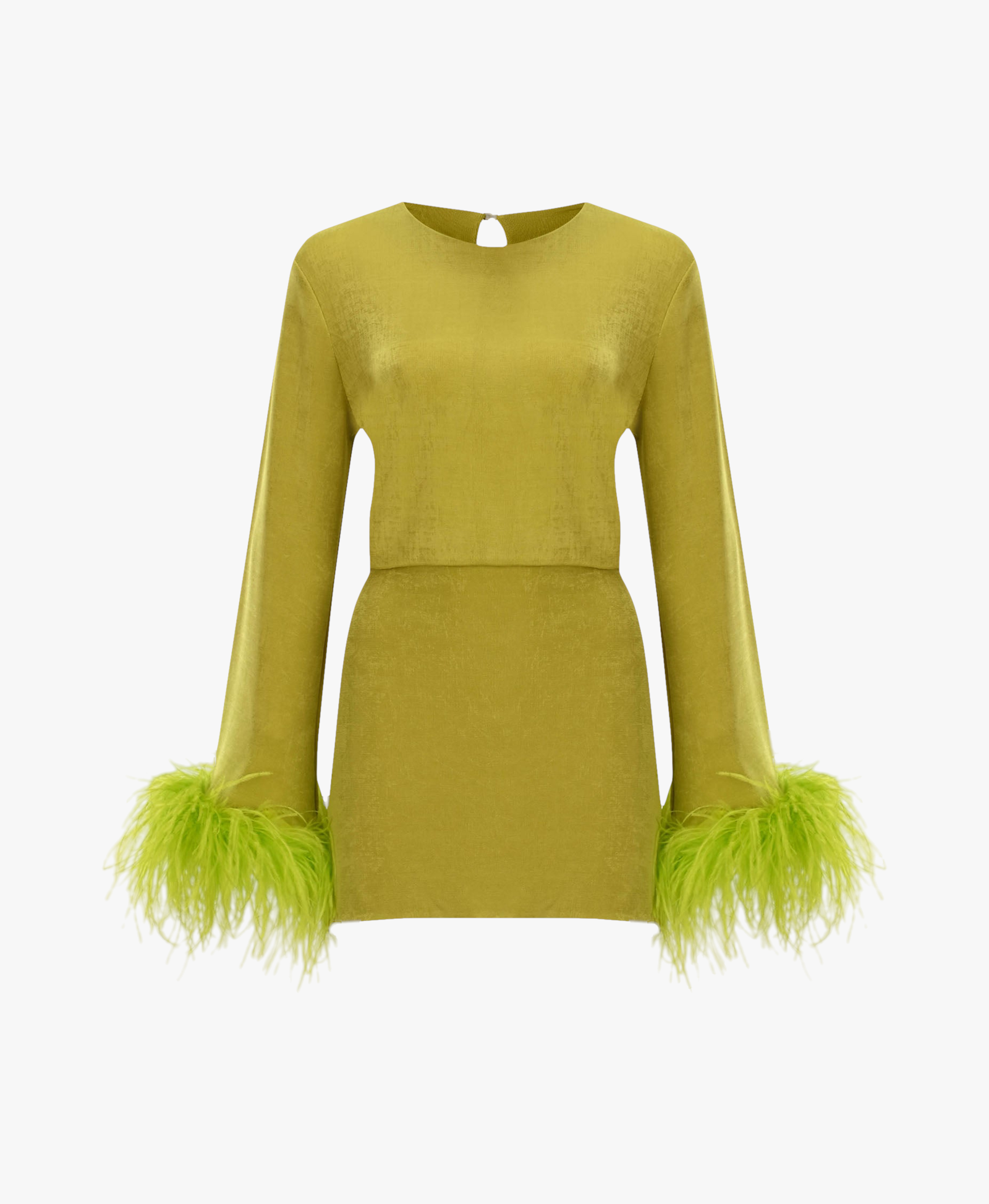 Ella Green Mini Dress made by Lora Istanbul