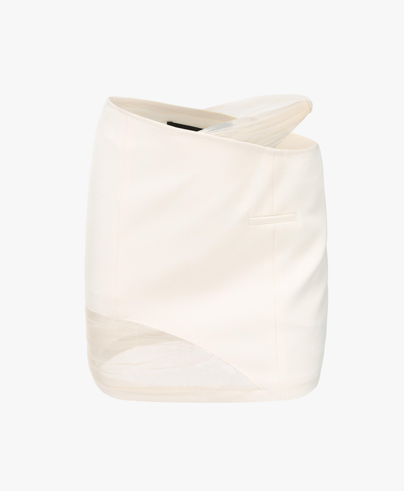 White Kori Skirt (Final Sale) made by Nana Jacqueline