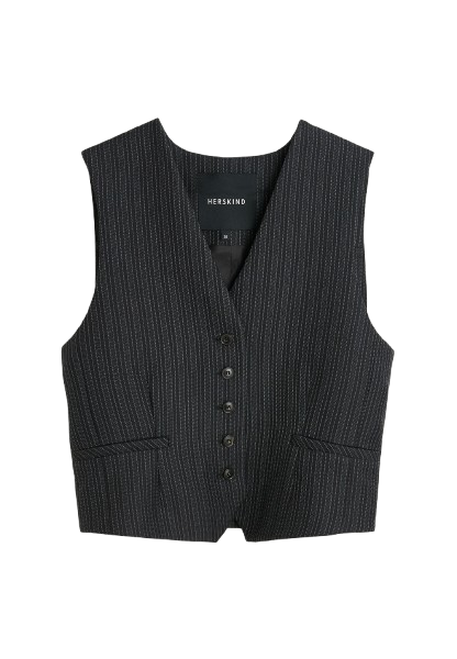 Shop Herskind Mister Vest In Black