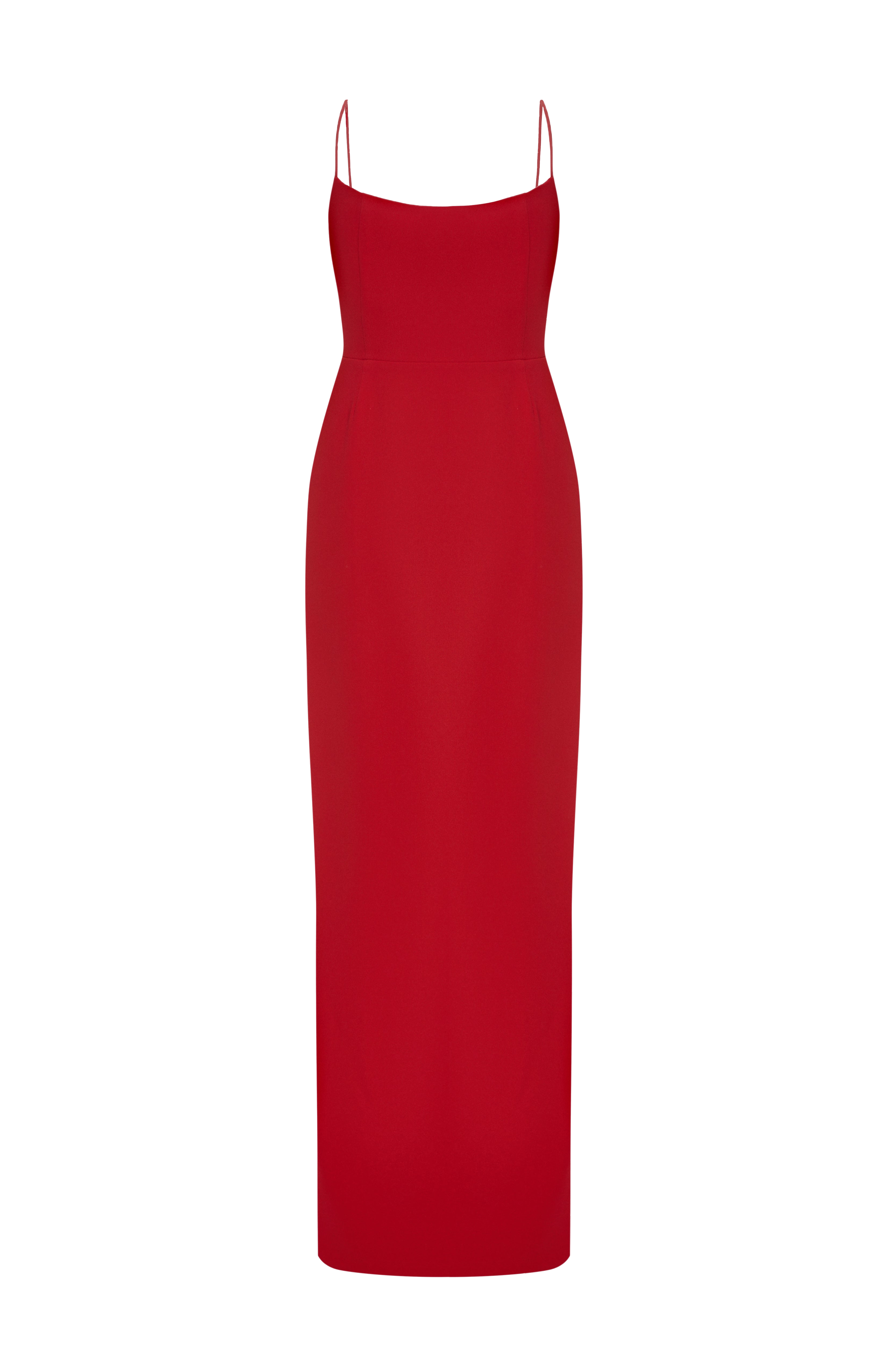 Shop Balykina Maxi Dress With Straps Red