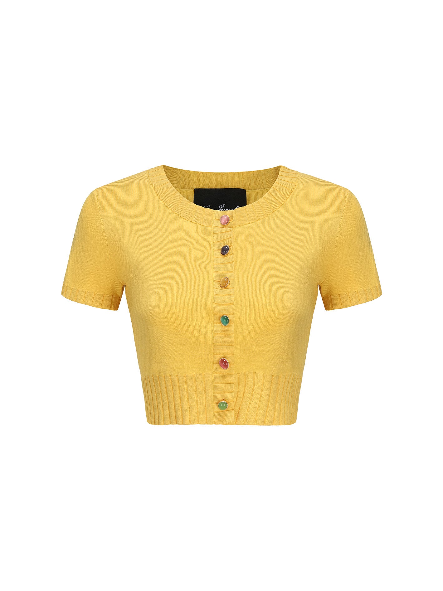 Kennedy Knit Top Set (Yellow) made by Nana Jacqueline