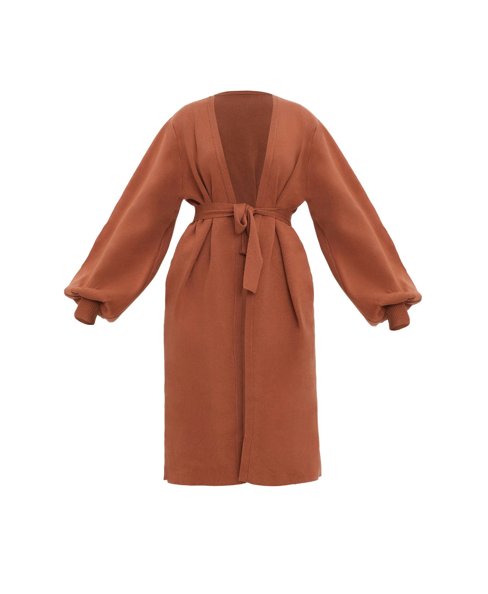 ONA KNIT CARDIGAN - PUMPKIN made by Andrea Iyamah