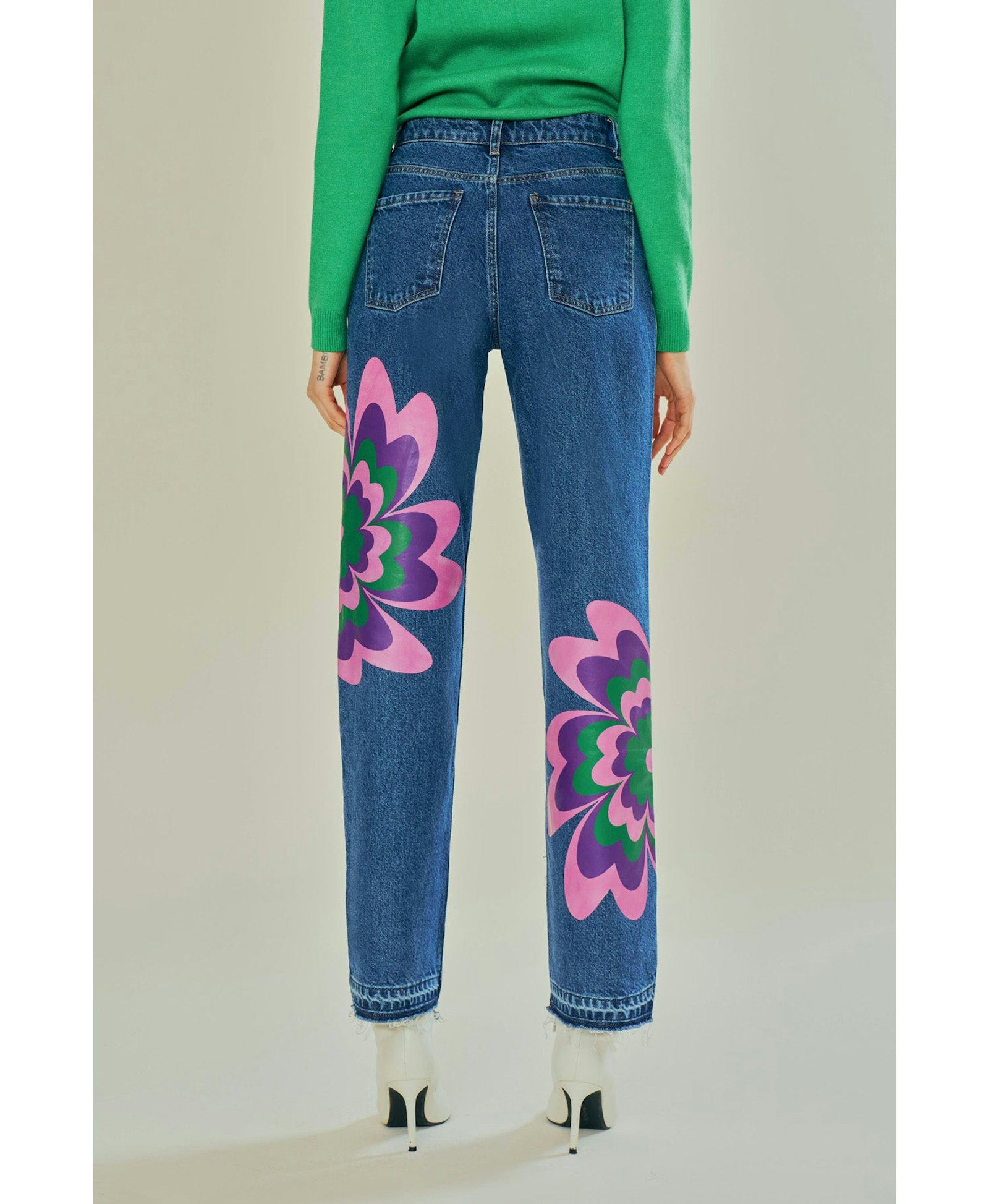 Botanical Bliss Jeans made by Declara