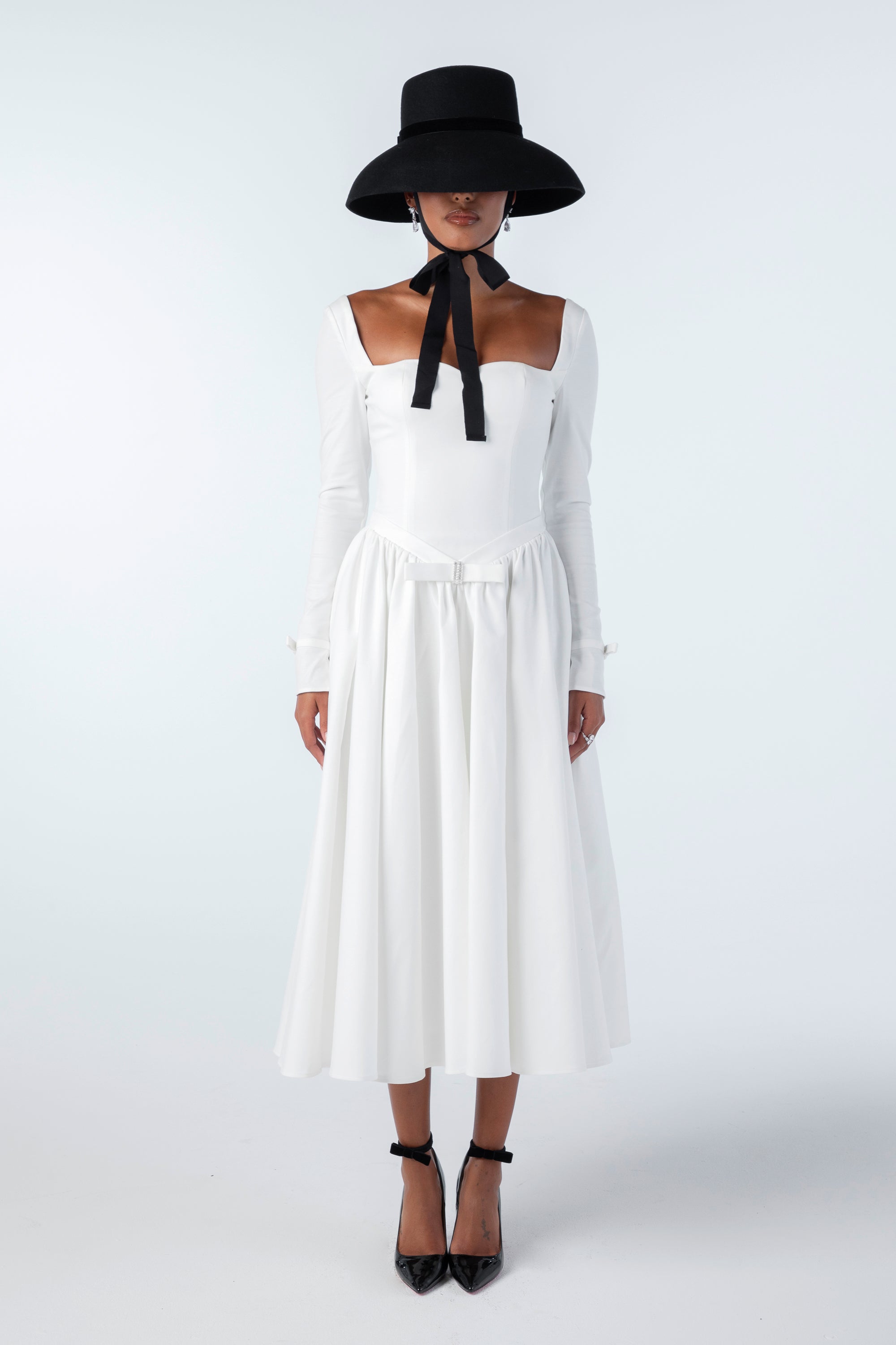 Shop Nana Jacqueline Bernadette Dress (white)