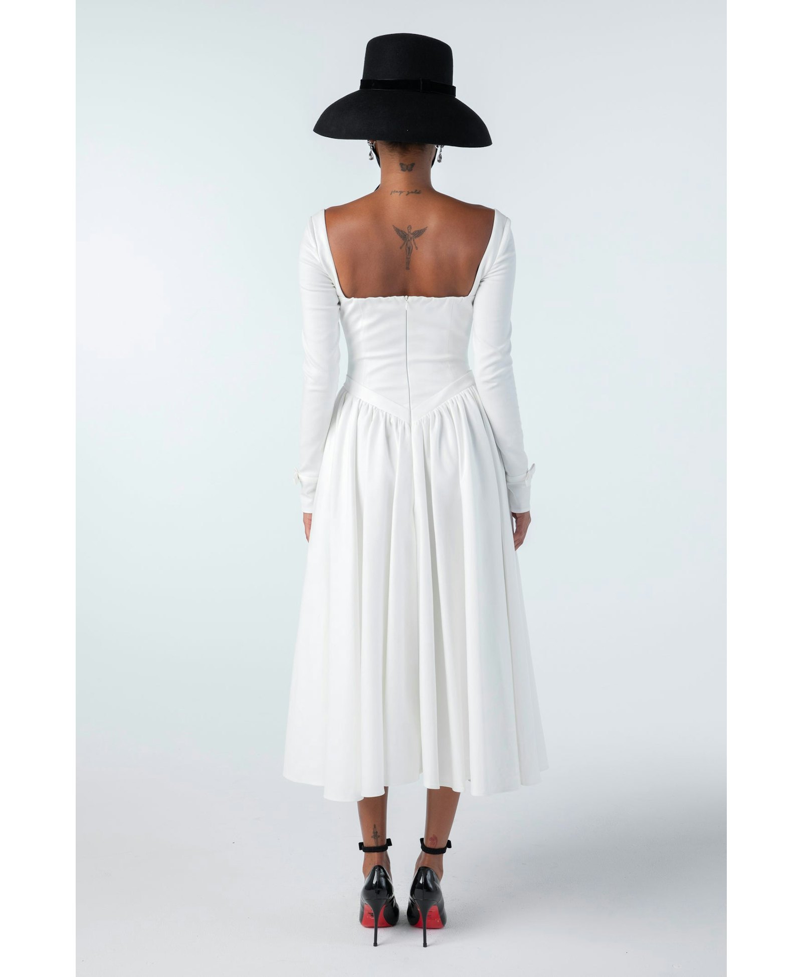 Bernadette Dress (White) made by Nana Jacqueline